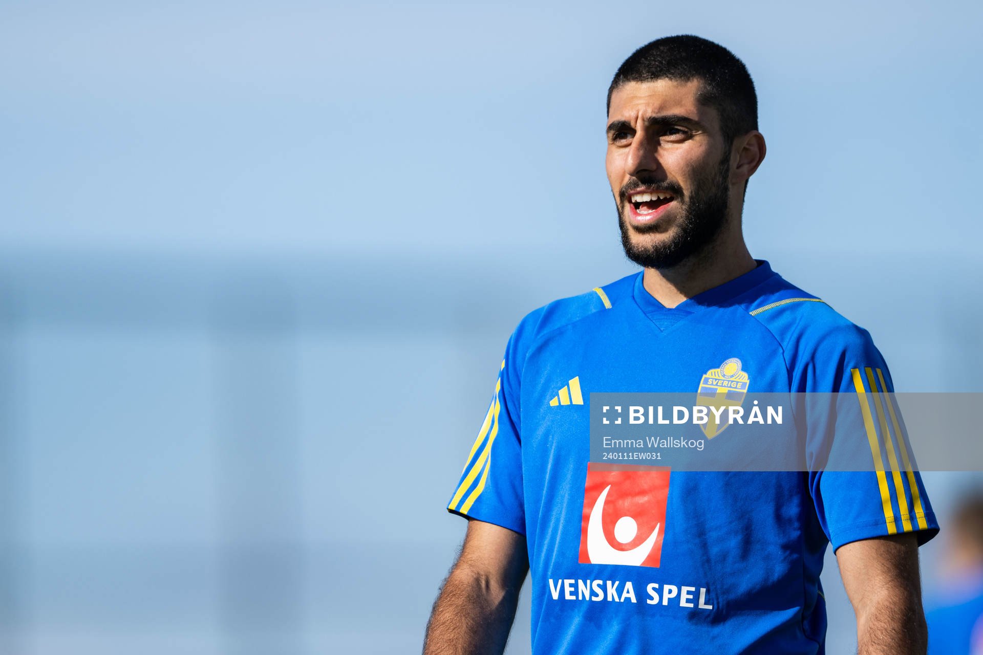 Rami Al Hajj of the Swedish men's football national team at