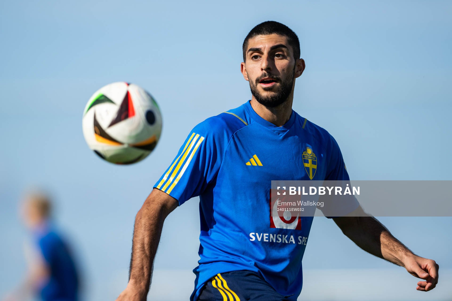 Rami Al Hajj of the Swedish men's football national team at