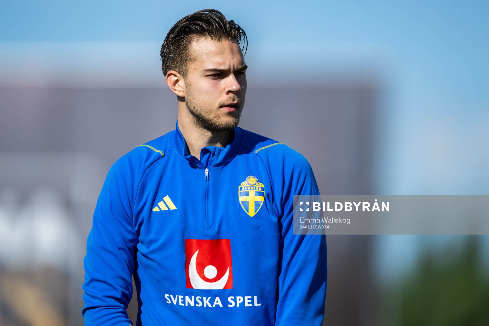Anton Eriksson of the Swedish men's football national team