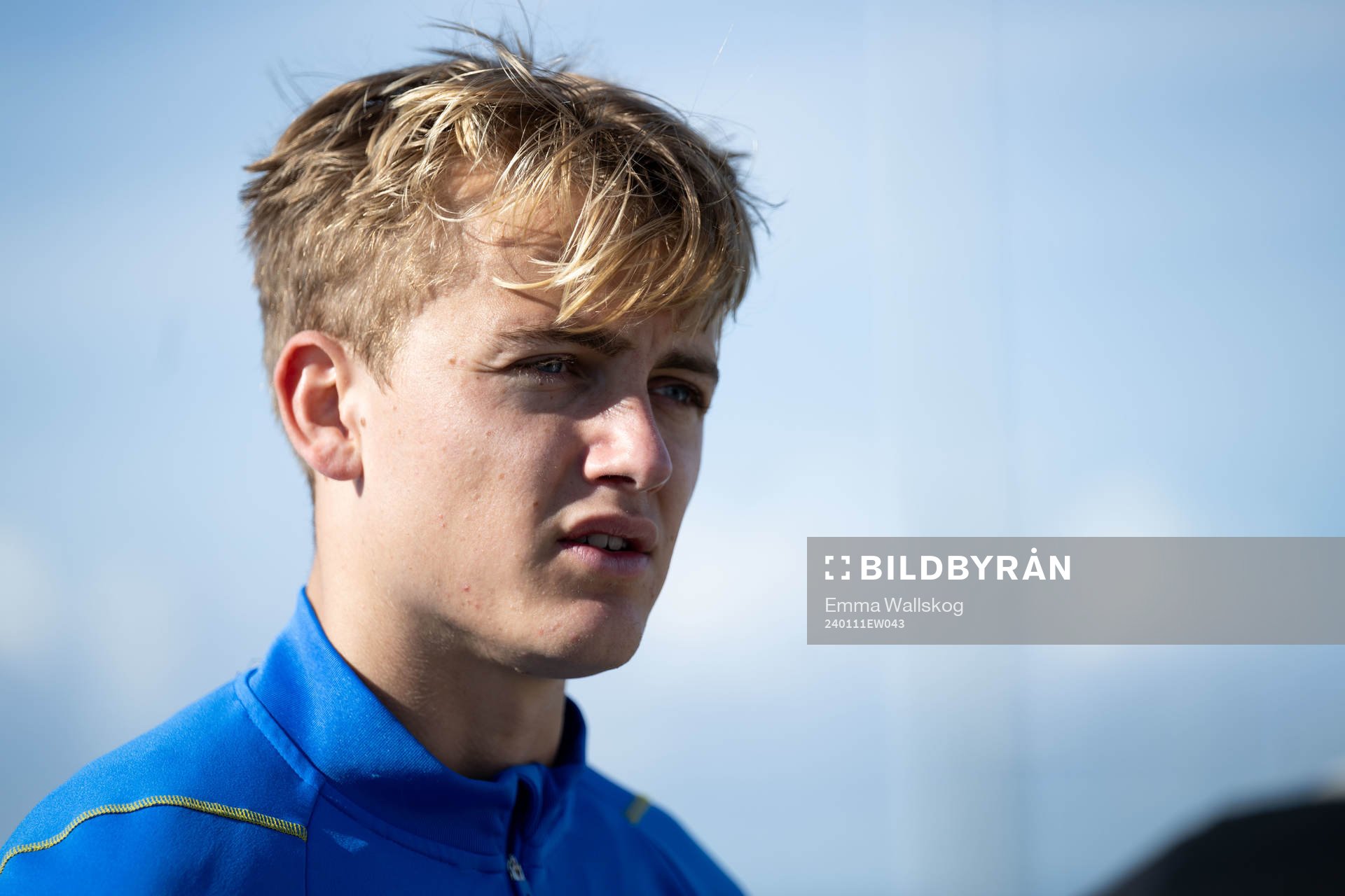Oskar Fallenius of the Swedish men's football national team
