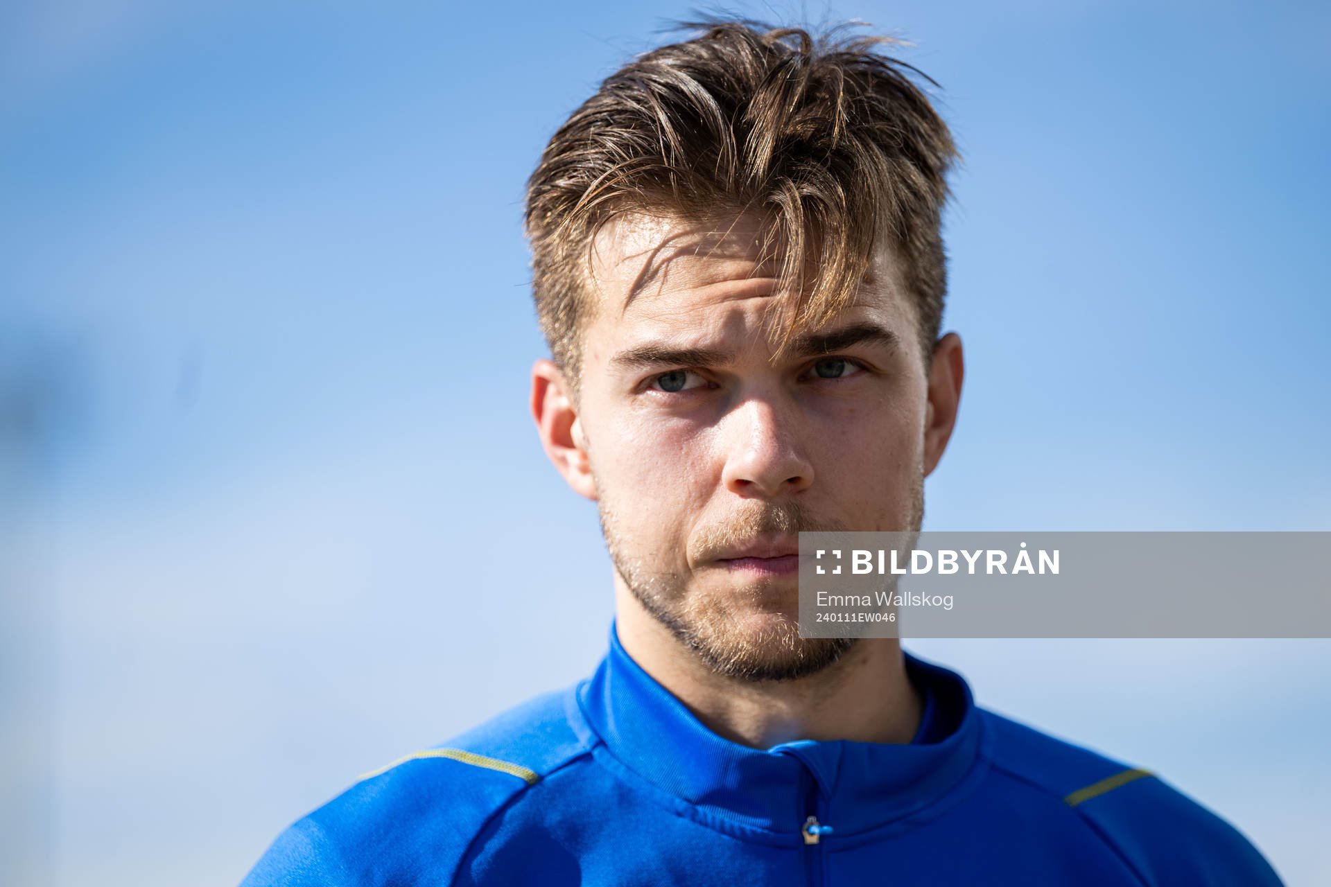 Anton Eriksson of the Swedish men's football national team