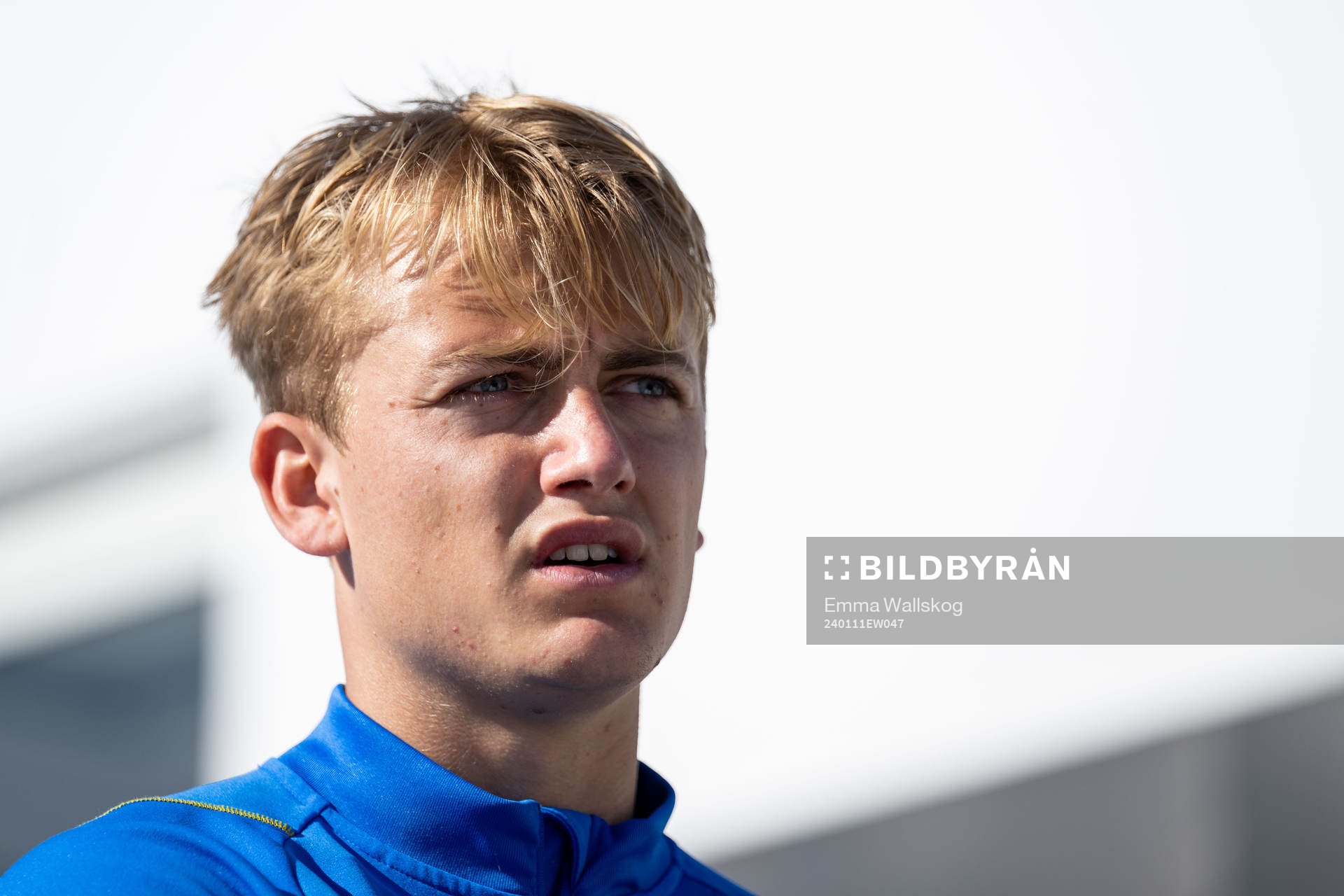 Oskar Fallenius of the Swedish men's football national team