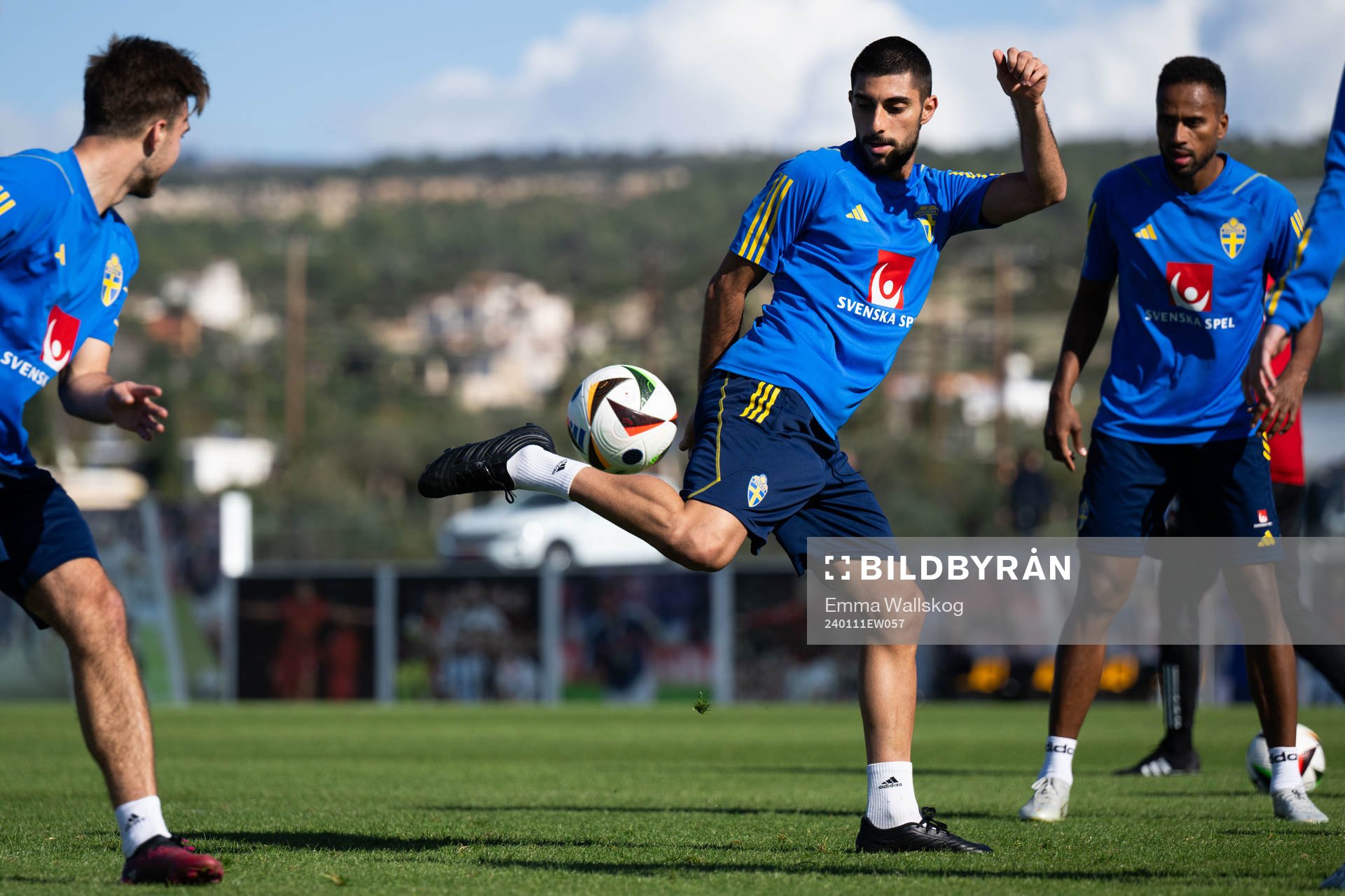 Rami Al Hajj of the Swedish men's football national team at