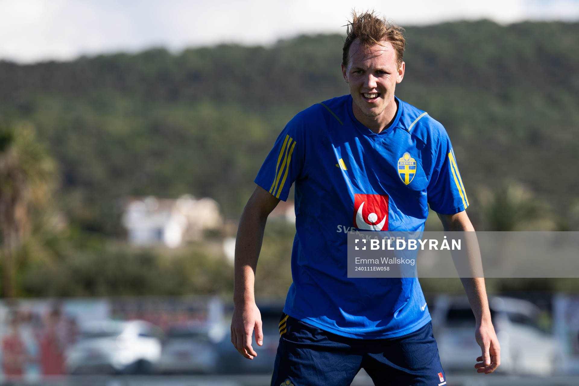 Adam Carlén of the Swedish men's football national team at