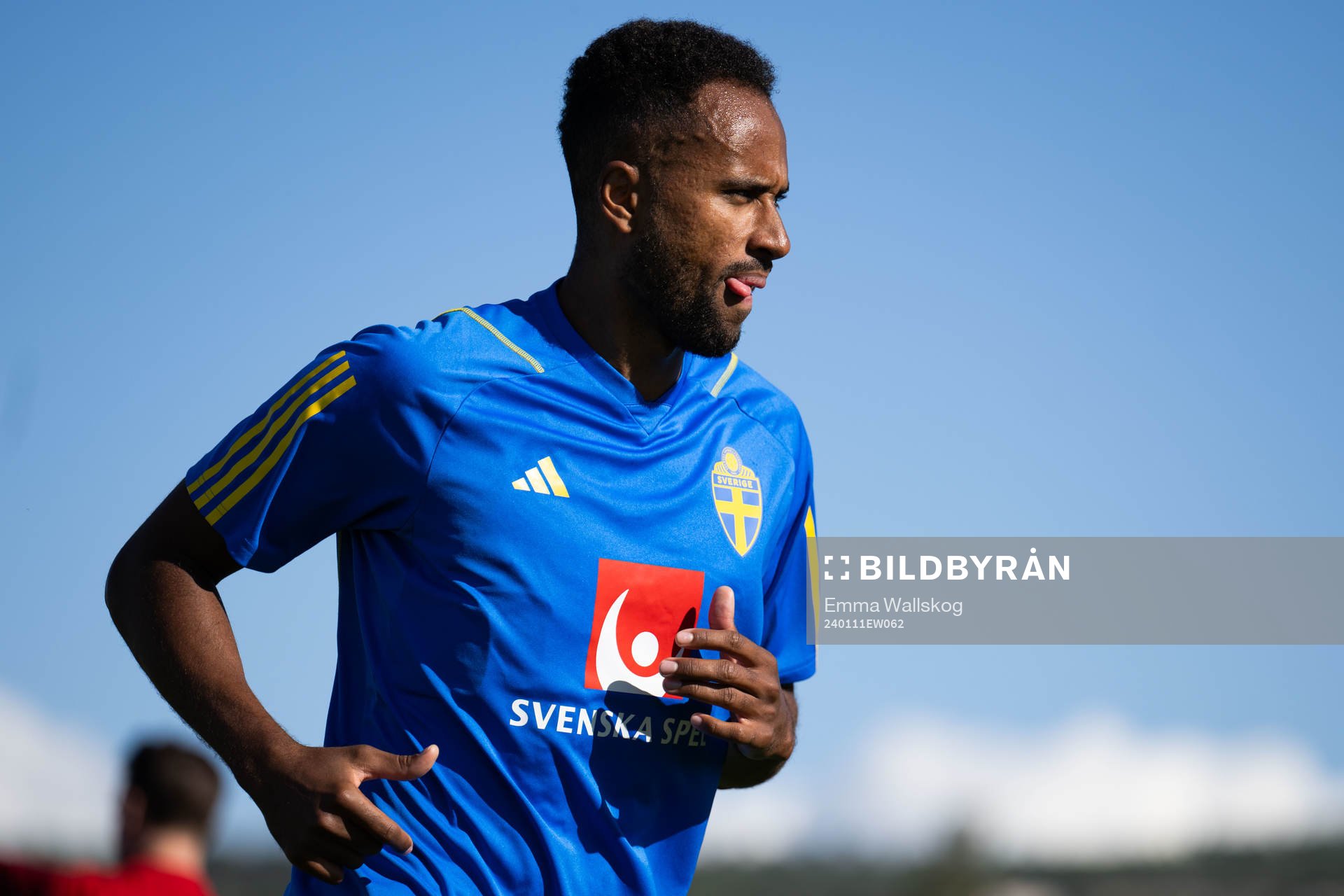 Isaac Kiese Thelin of the Swedish men's football national