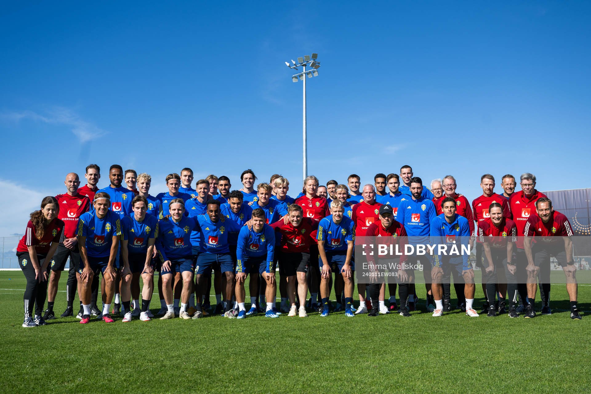 Kit manager Björn Eriksson, Interim coach Daniel