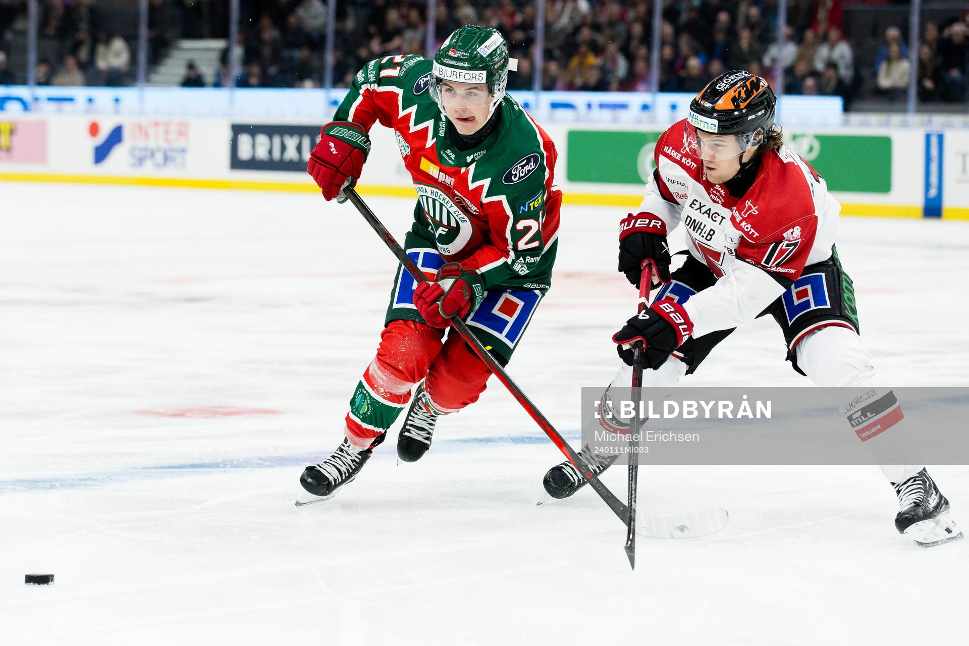 Frölundas Jere Innala och Örebros William Wikman