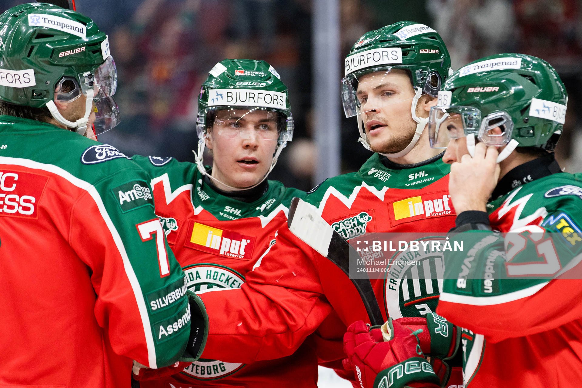 Frölundas Malte Strömwall jublar