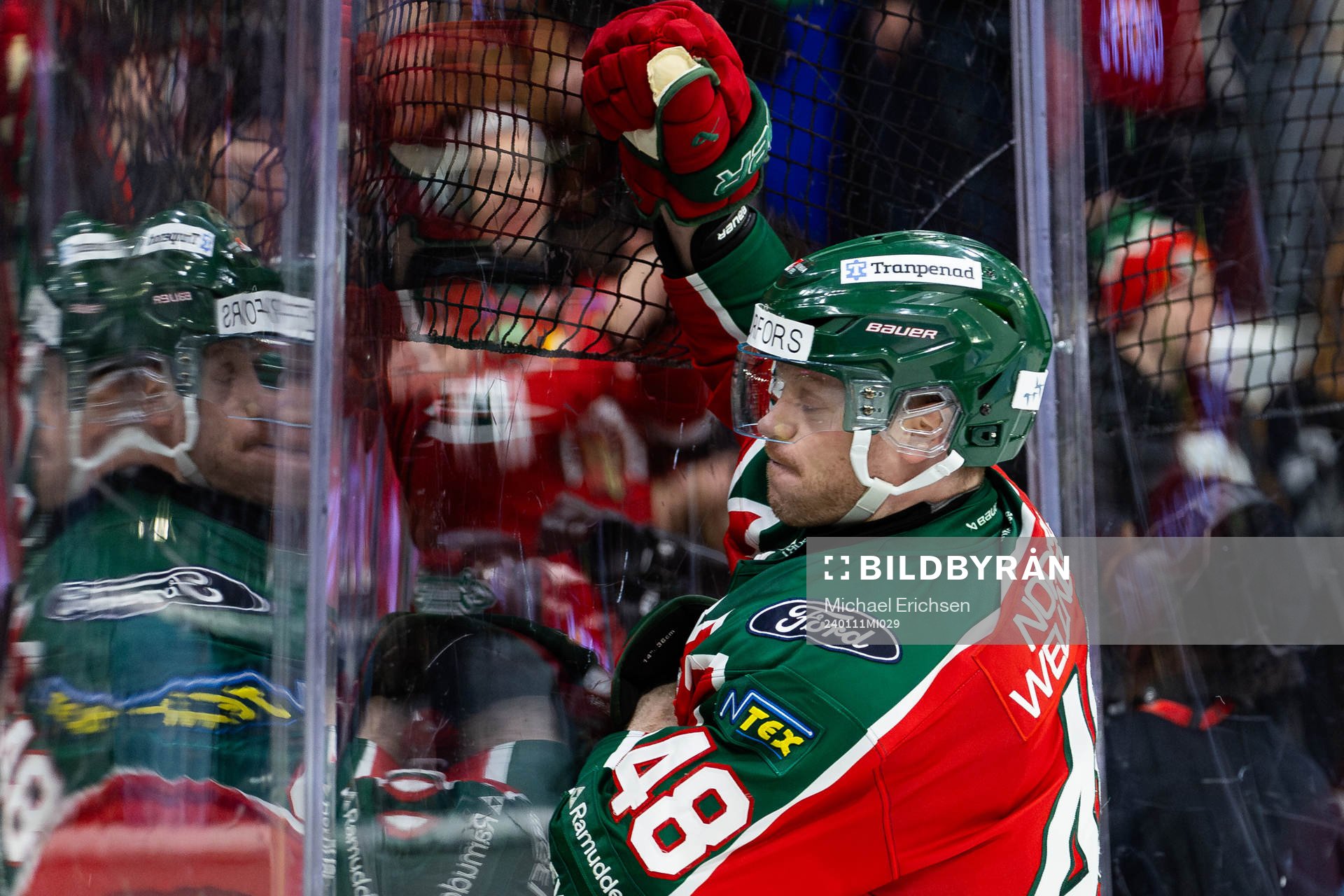 Frölundas Carl Klingberg jublar
