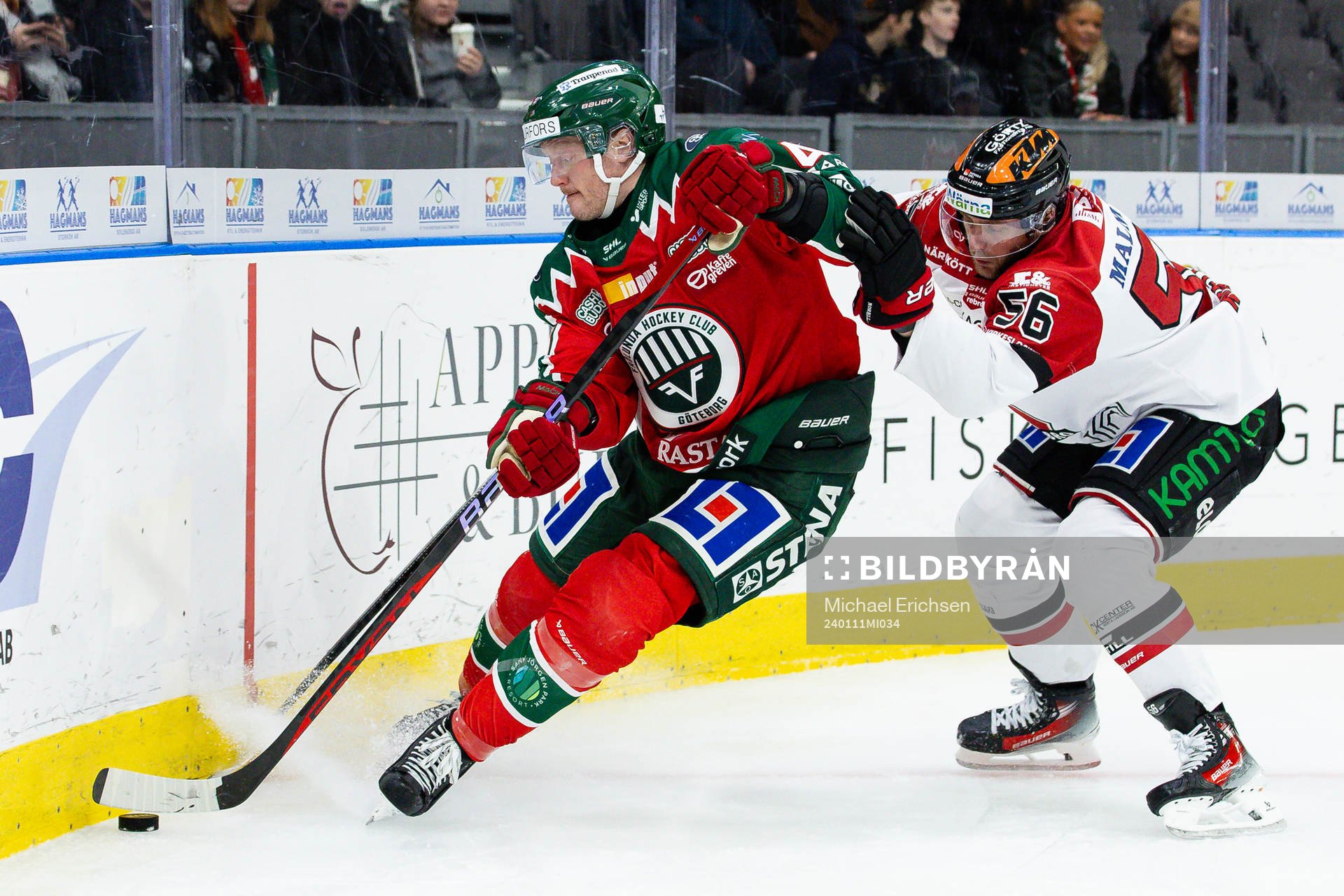 Frölundas Carl Klingberg och Örebros Robin Norell