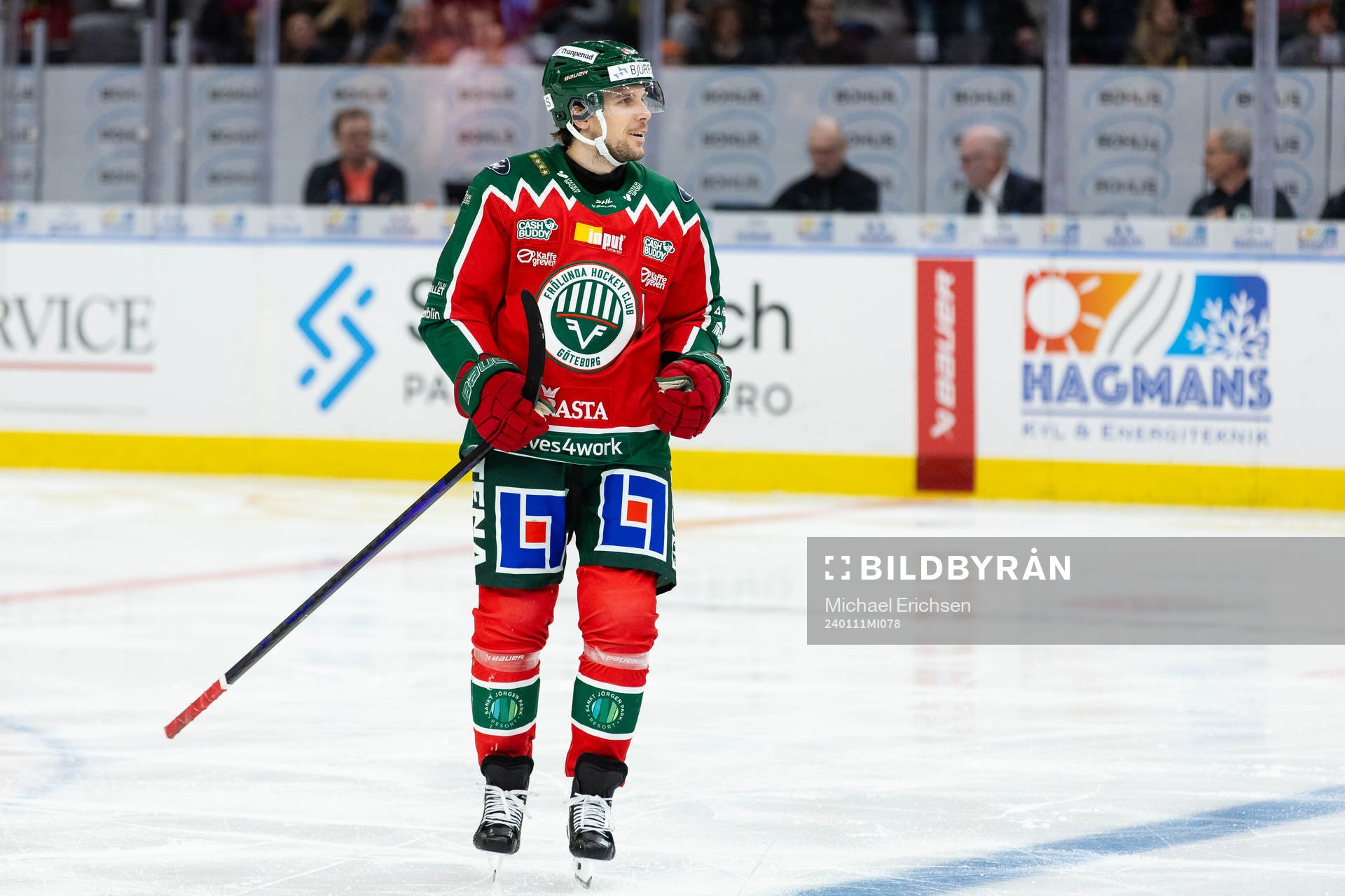 Frölundas Henrik Tömmernes jublar