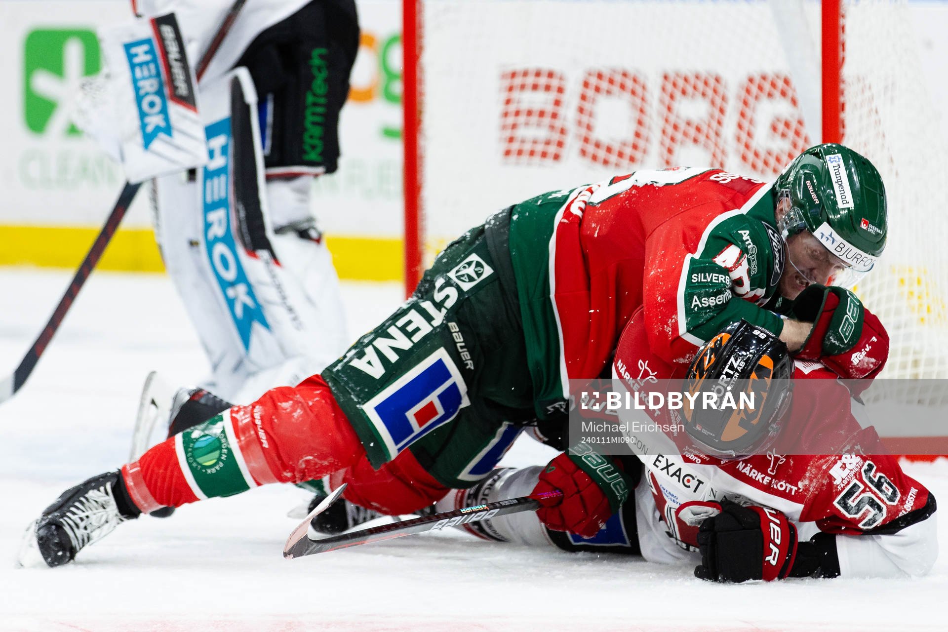 Frölundas Carl Klingberg och Örebros Robin Norell