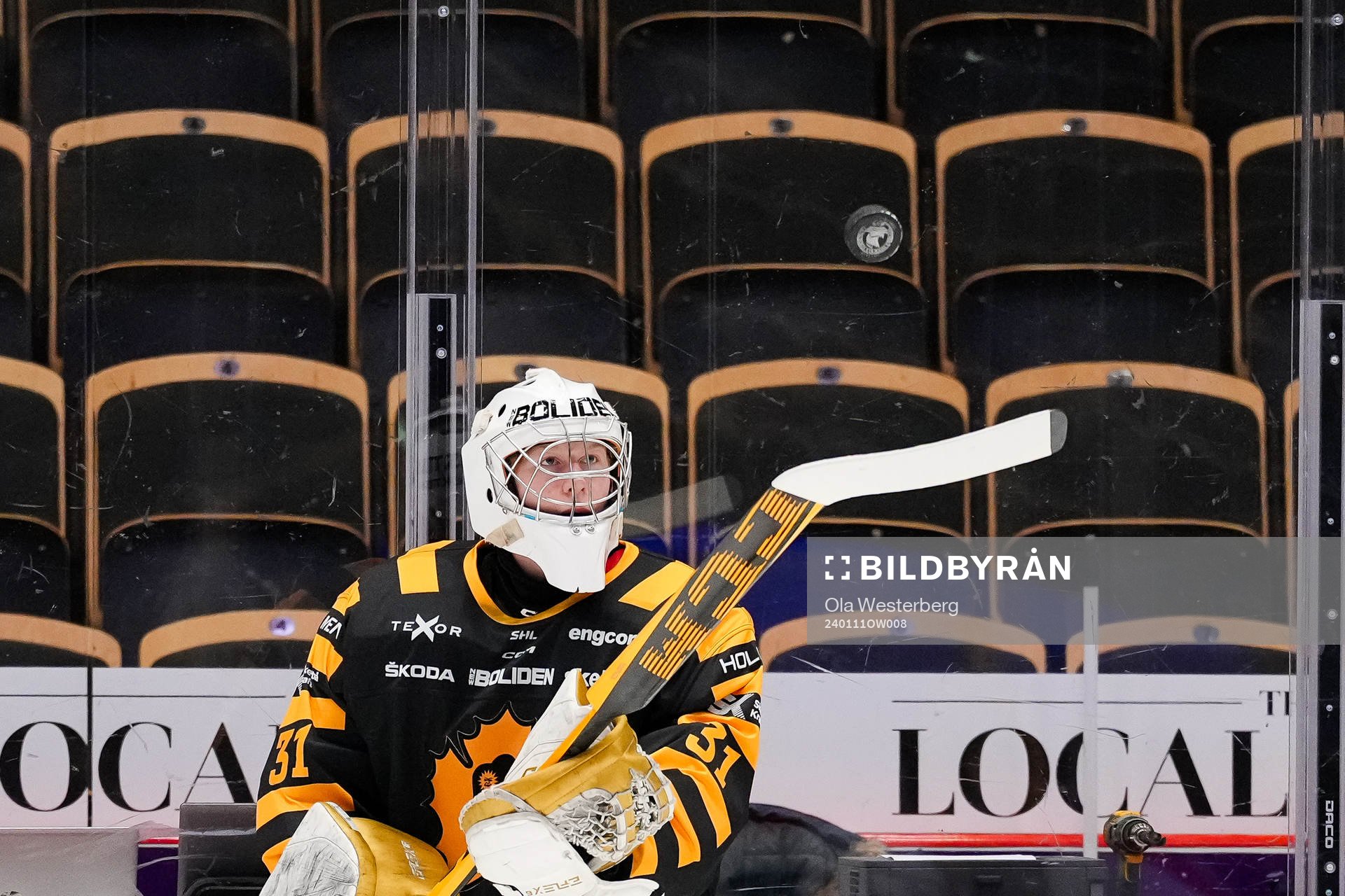 Skellefteås målvakt Carl Axelsson