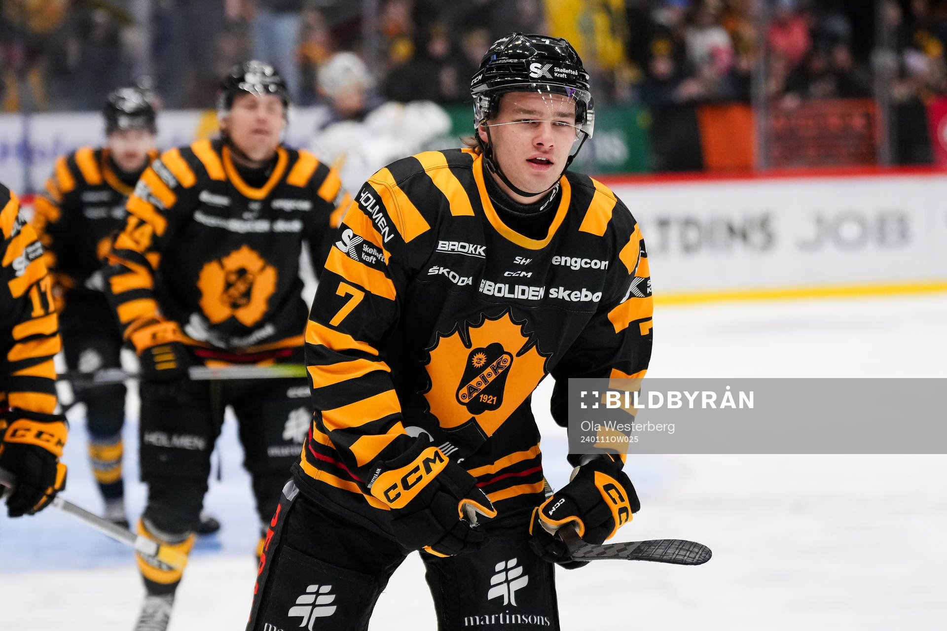 Skellefteås Frans Haara jublar