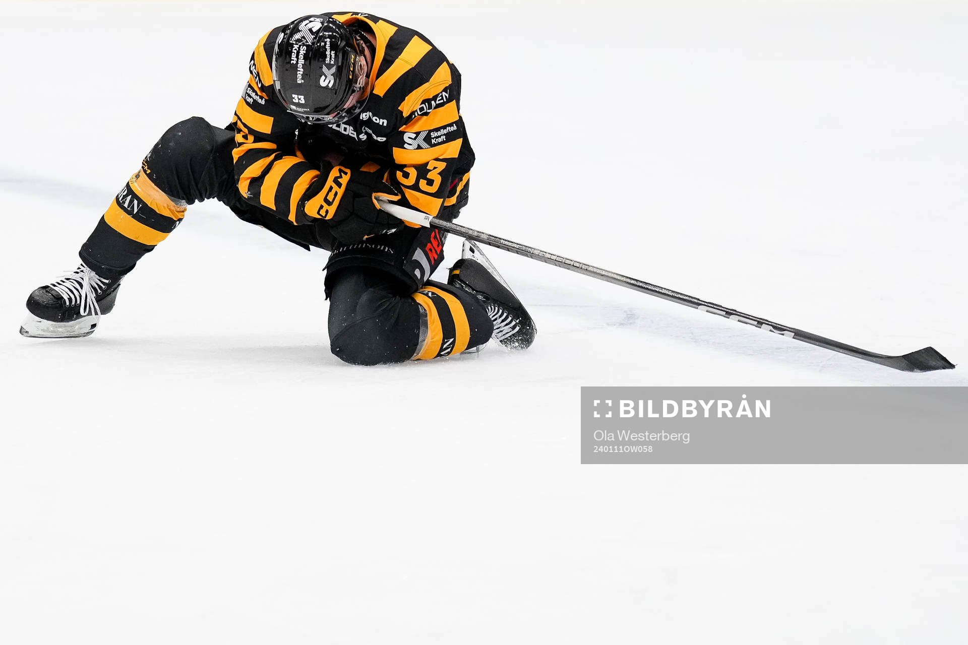 Skellefteås Zeb Forsfjäll skadade sig