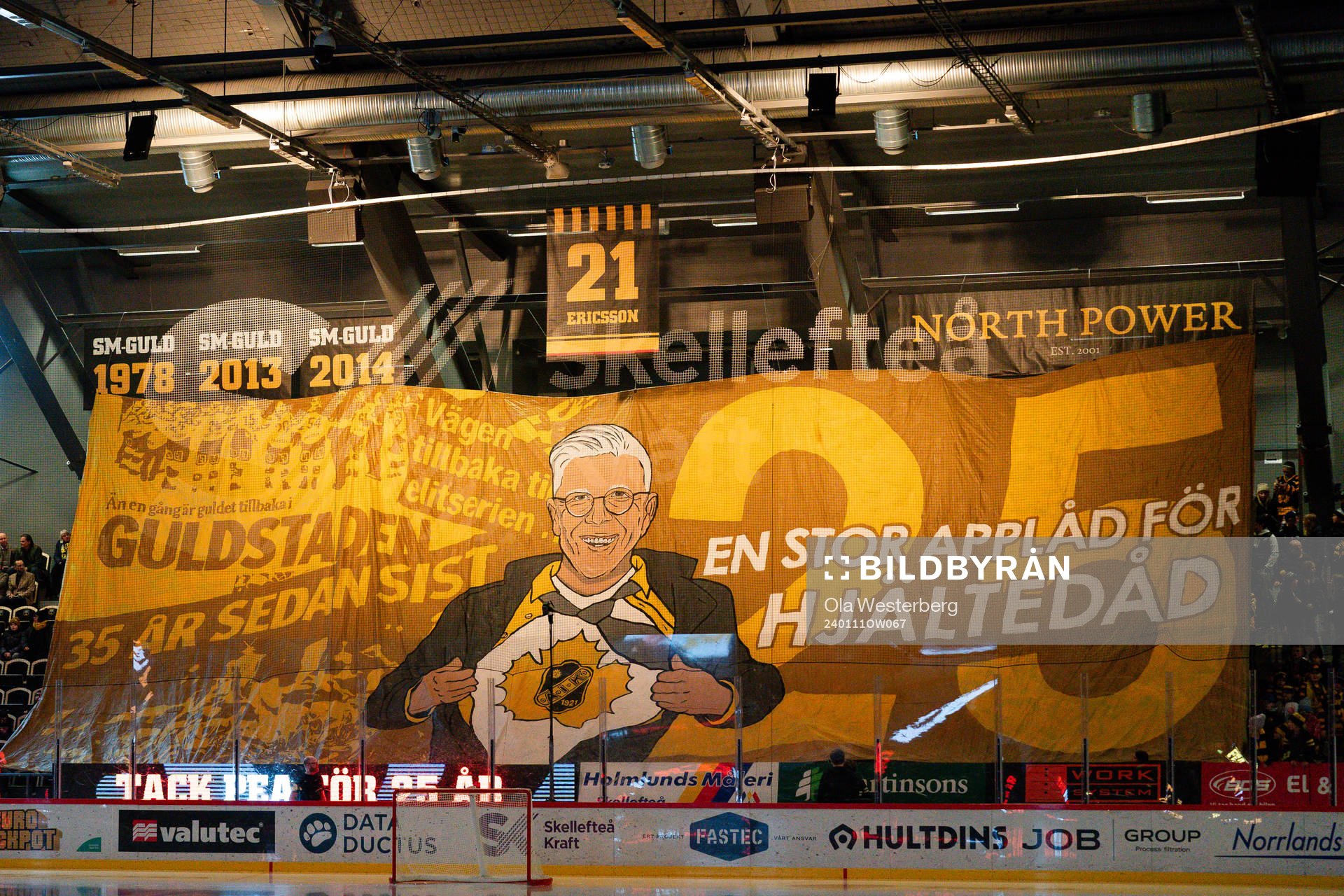 Skellefteås förra klubbdirektör Pea Israelsson med ett