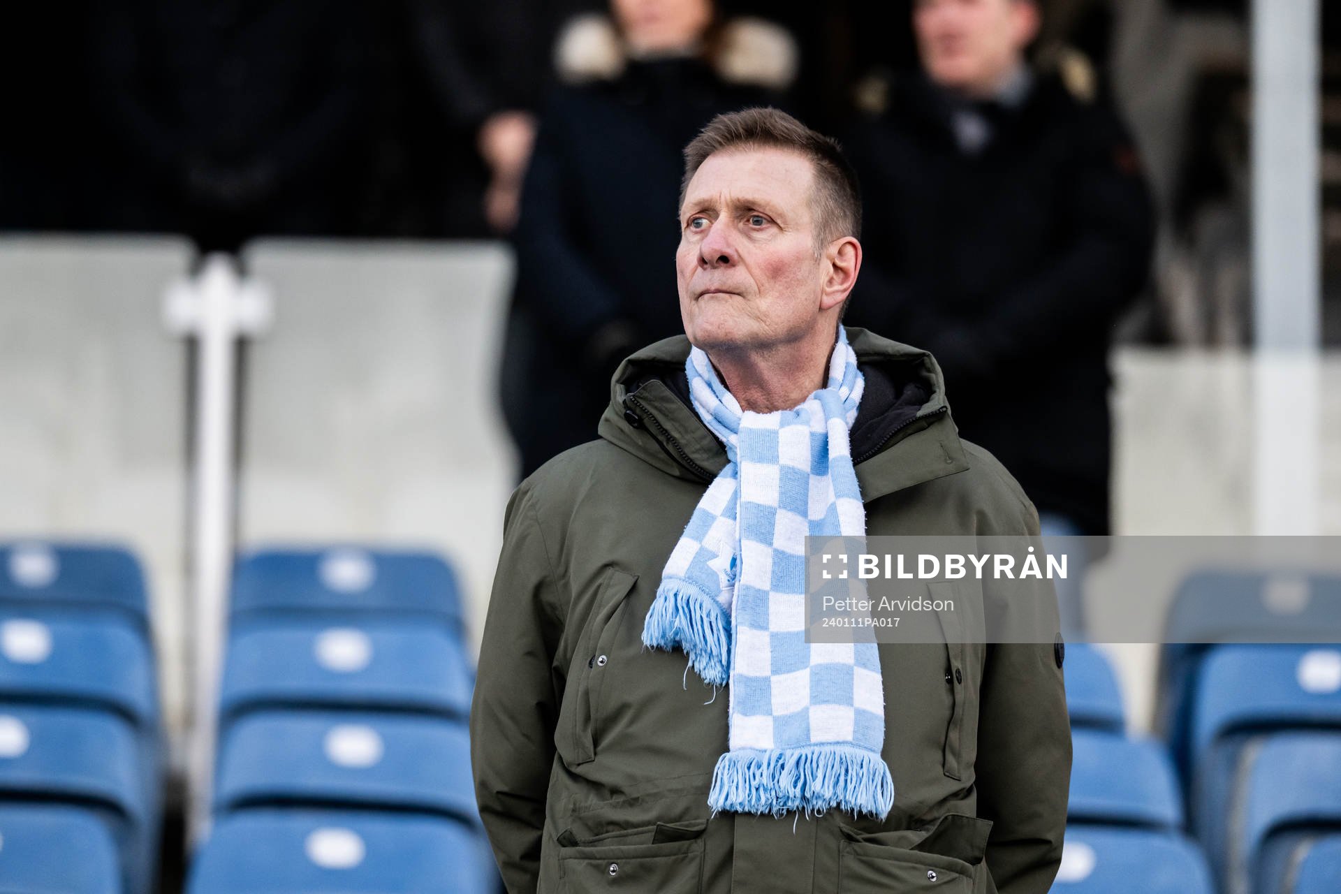 Minnesceremoni för Bosse Larsson på Malmö Stadion