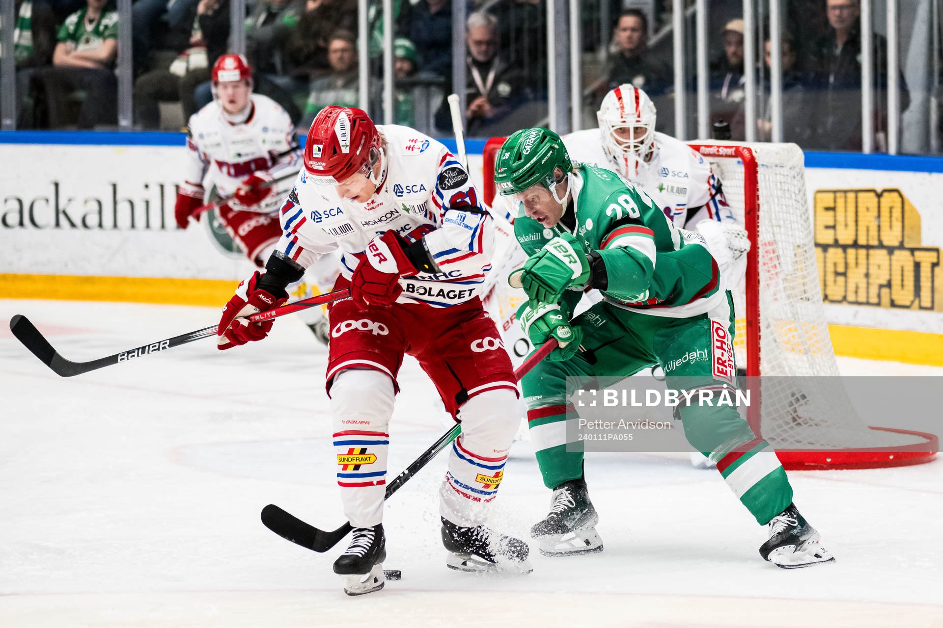 Timrås Magnus Pääjärvi och Rögles Anton Bengtsson