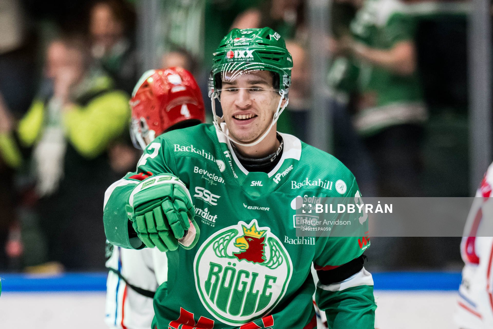 Rögles Albin Sundsvik jublar