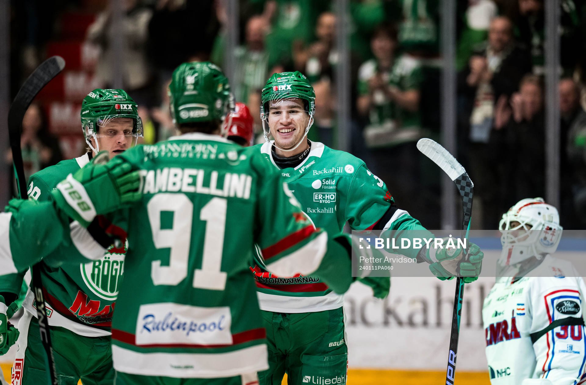 Rögles Albin Sundsvik jublar