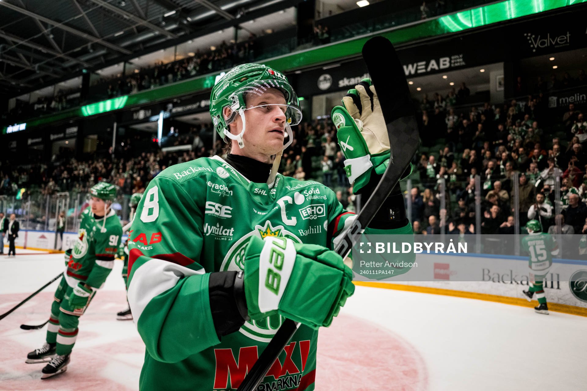 Rögles Anton Bengtsson jublar