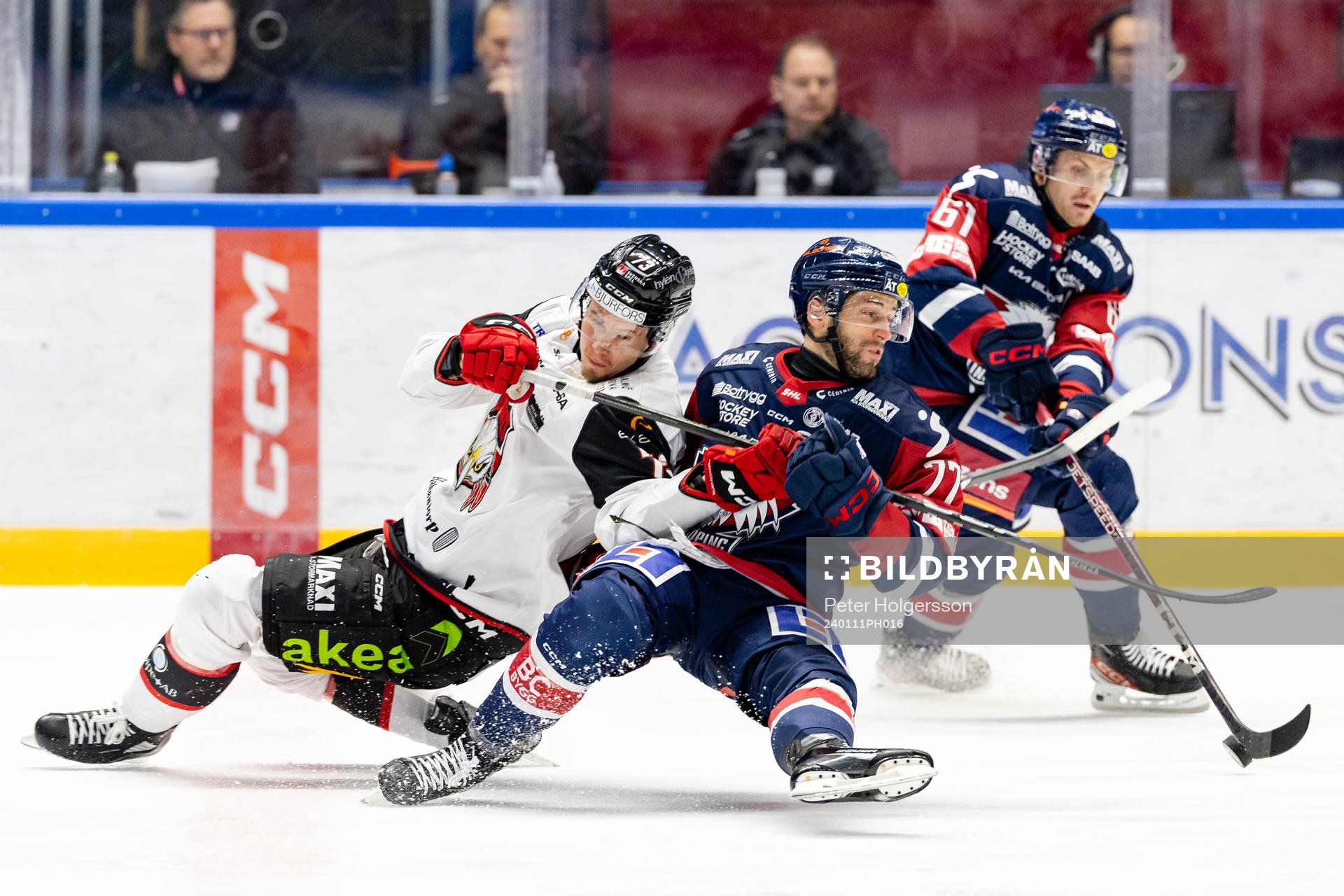 Malmö Redhawks Adam Ollas Mattsson och Linköpings Taylor