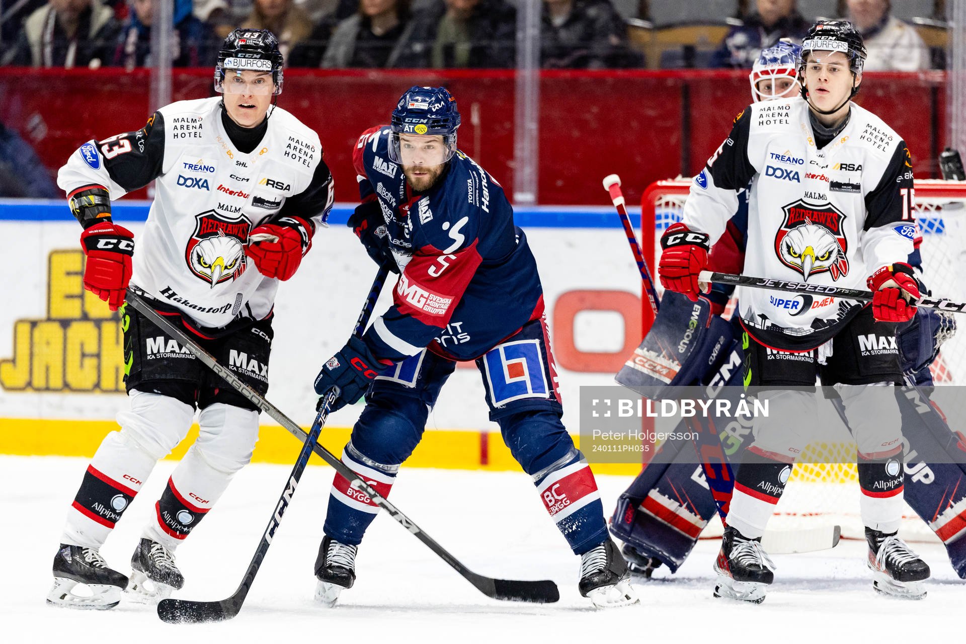 Malmö Redhawks Fredrik Händemark och Hjalte Kruse Thomsen