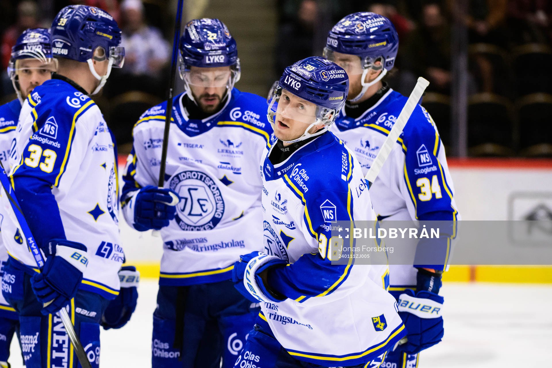 Leksands Olle Alsing jublar