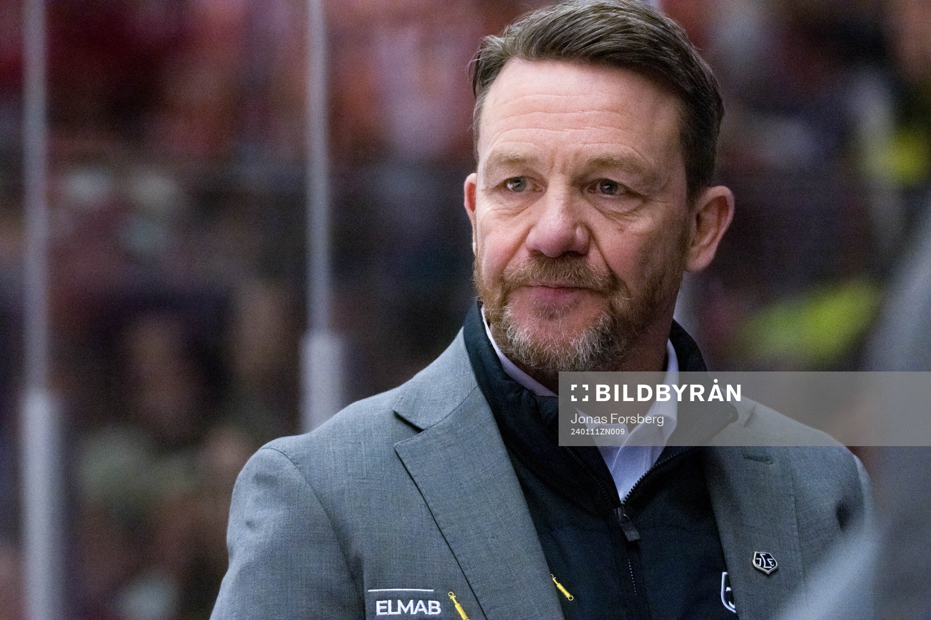 Leksands tränare Charles Berglund