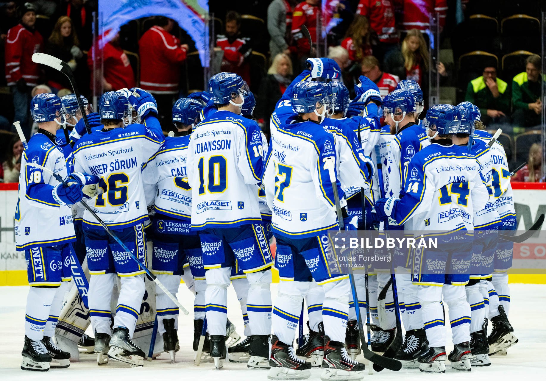 under ishockeymatchen i SHL mellan MoDo och Leksand