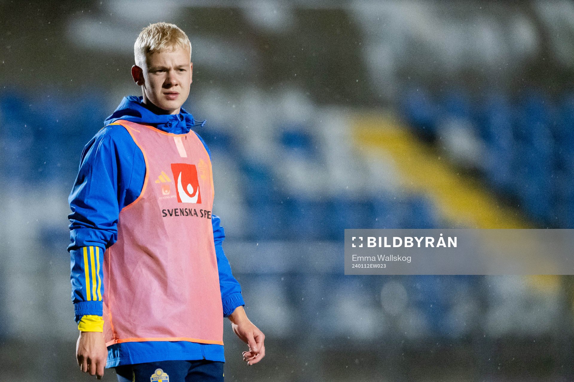 Otto Rosengren of Sweden during the international friendly football match between Sweden and Estonia on January 12, 2024 in Paphos.