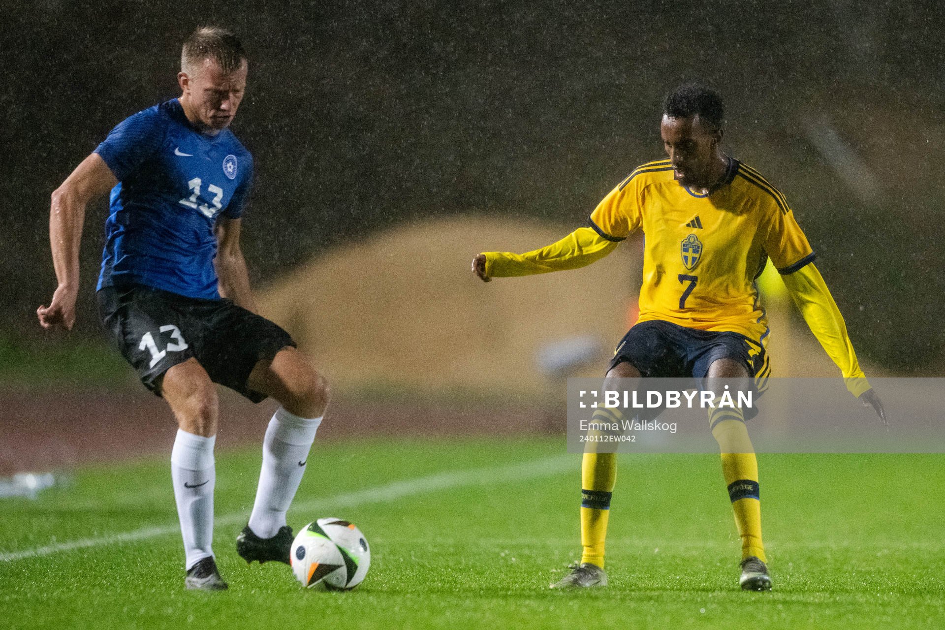 Nikita Mihhailov of Estonia and Taha Ali of Sweden