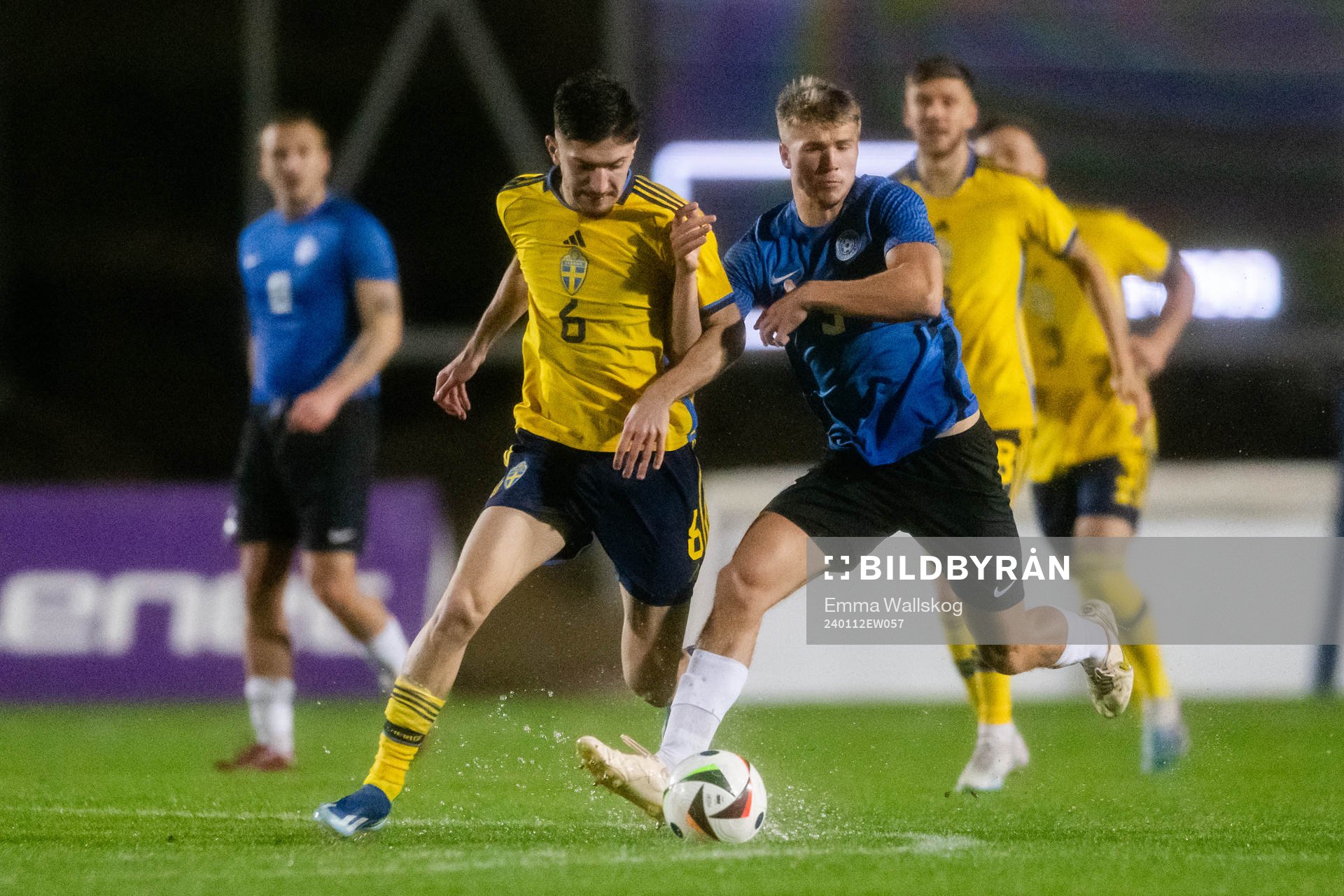 Armin Gigovic of Sweden and Frank Liivak of Estonia