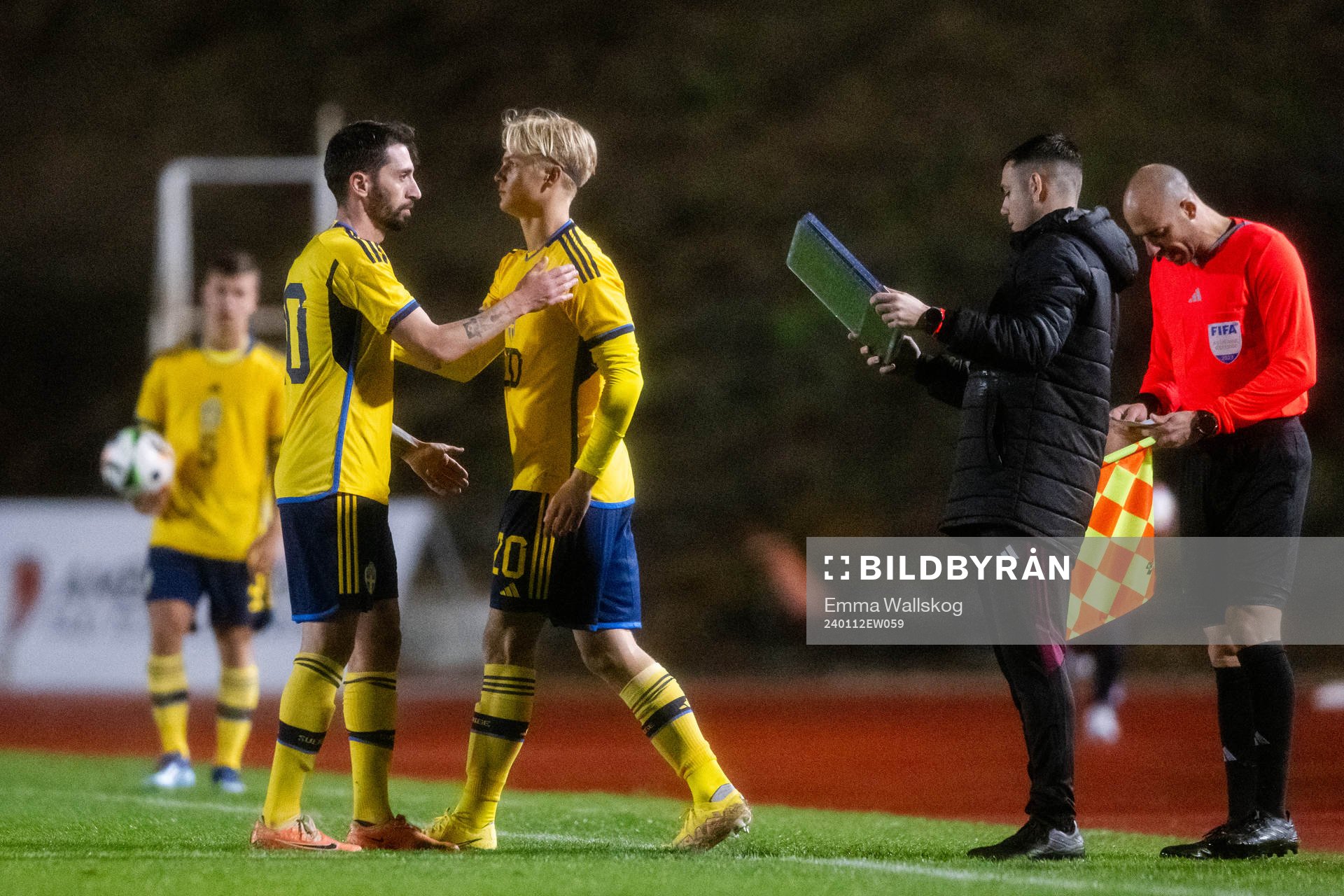 Nahir Besara and Lucas Bergvall of Sweden