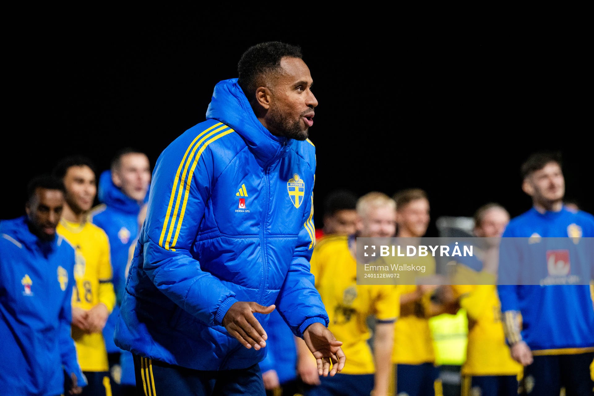Isaac Kiese Thelin of Sweden celebrates