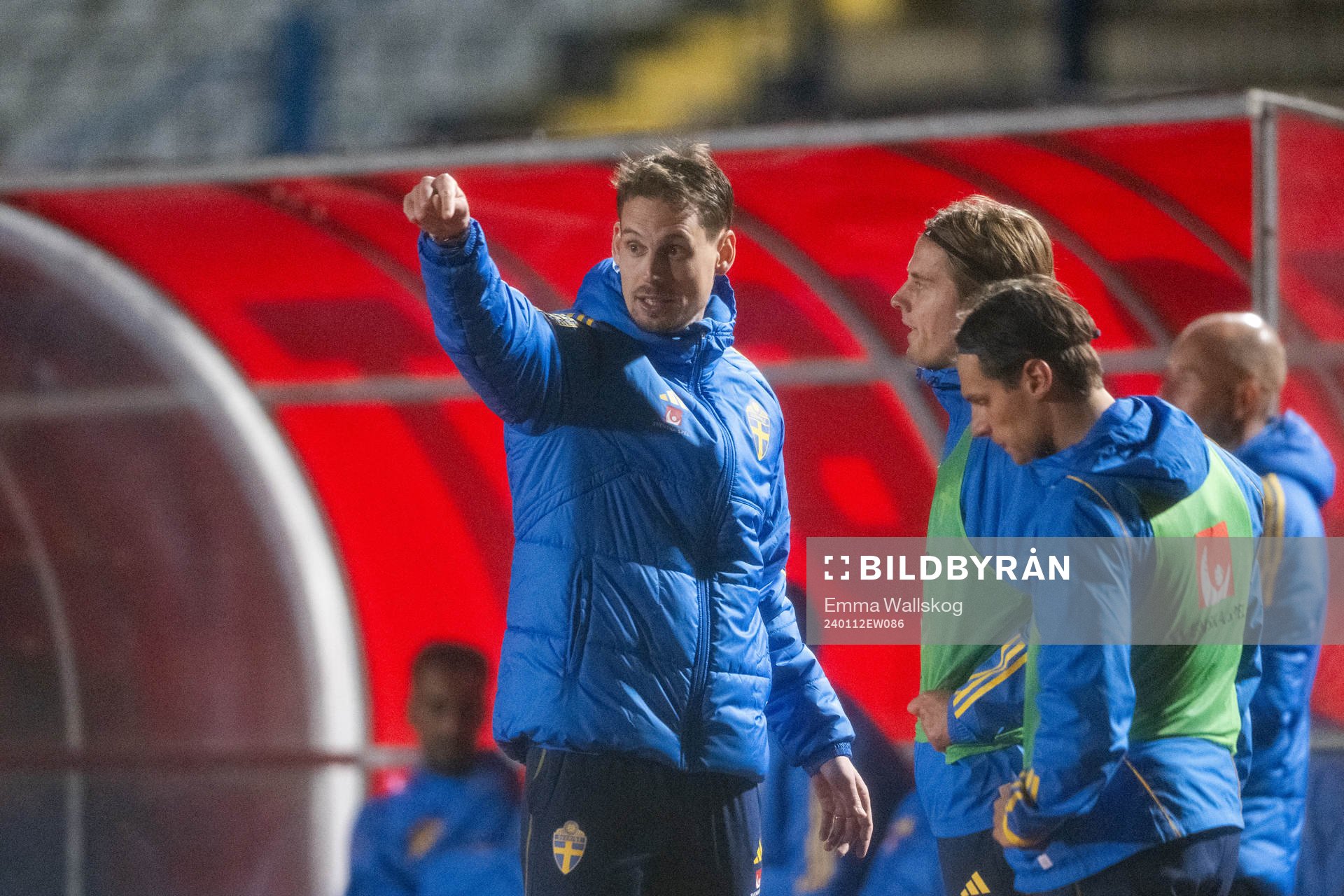 Interim Head coach Daniel Bäckström of Sweden