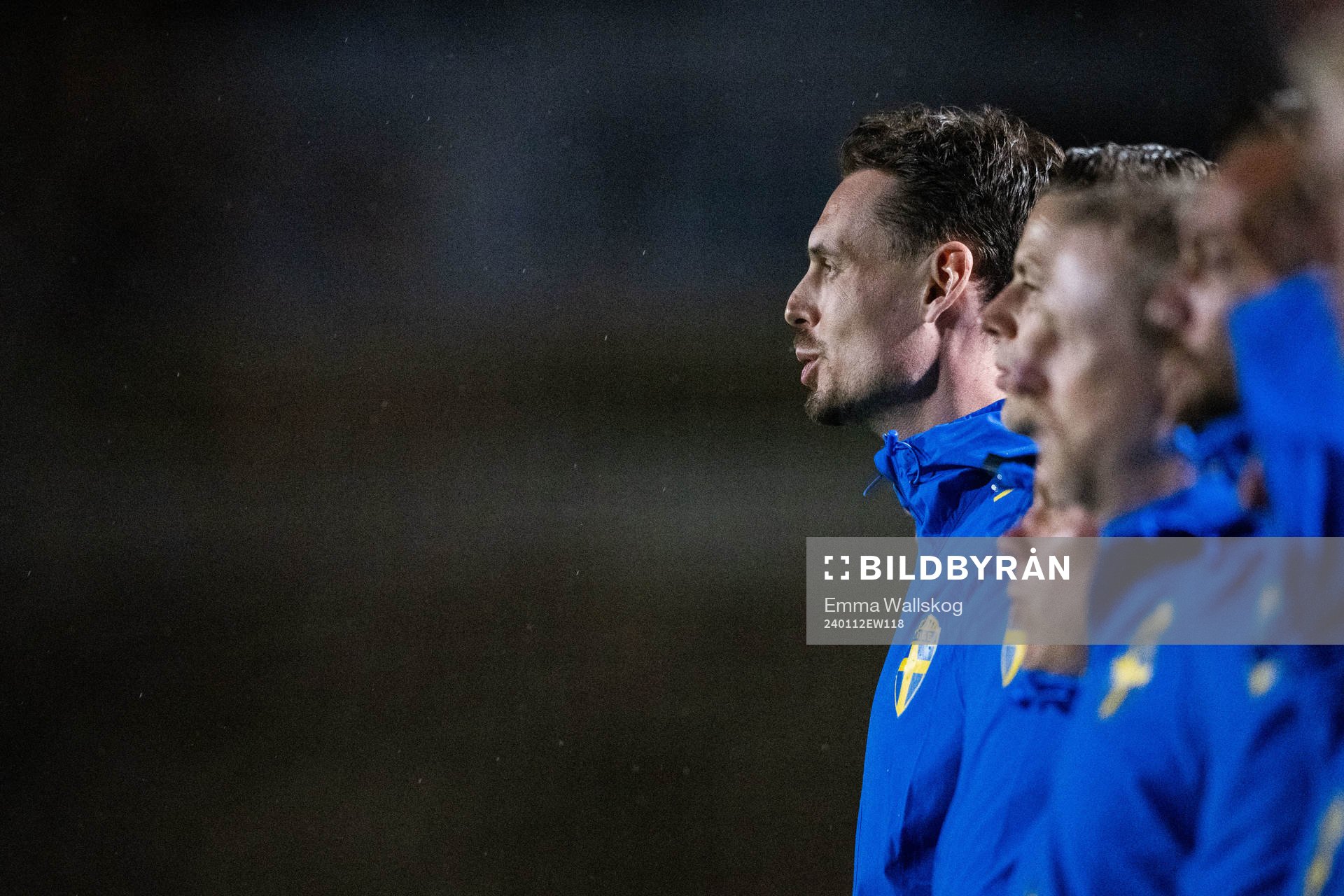 Interim head coach Daniel Bäckström of Sweden