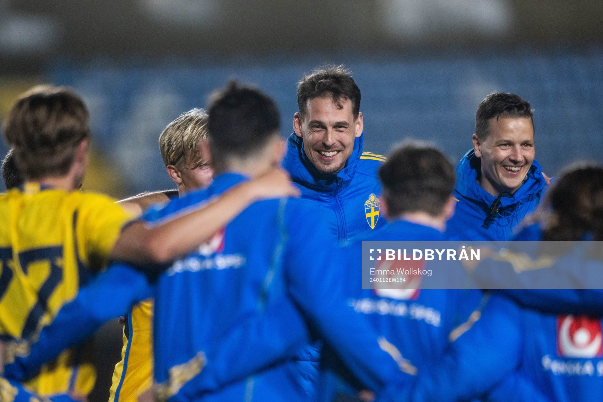 Interim head coach Daniel Bäckström of Sweden