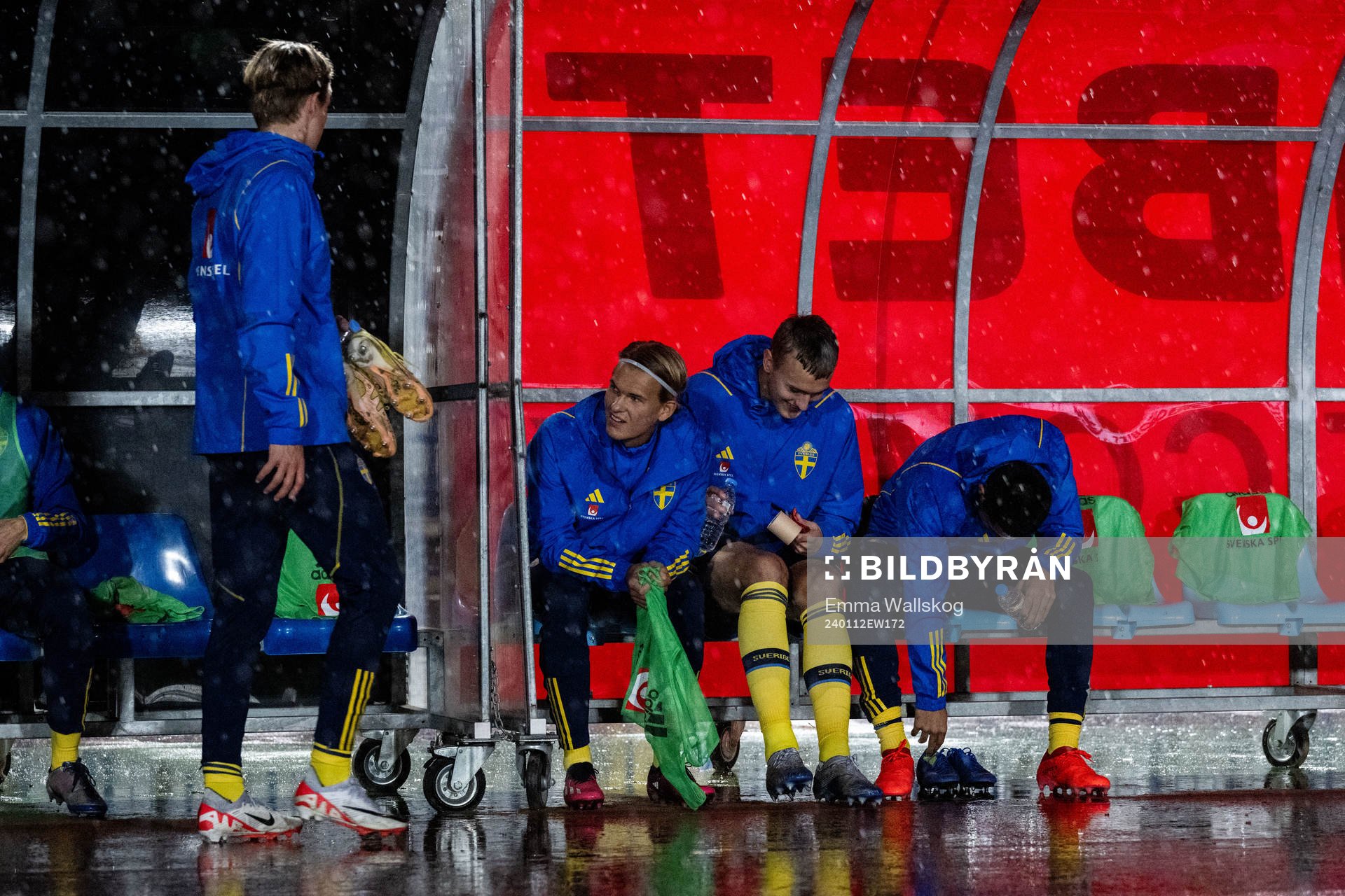 Markus Karlsson, Jesper Tolinsson and Rami Al Hajj of Sweden