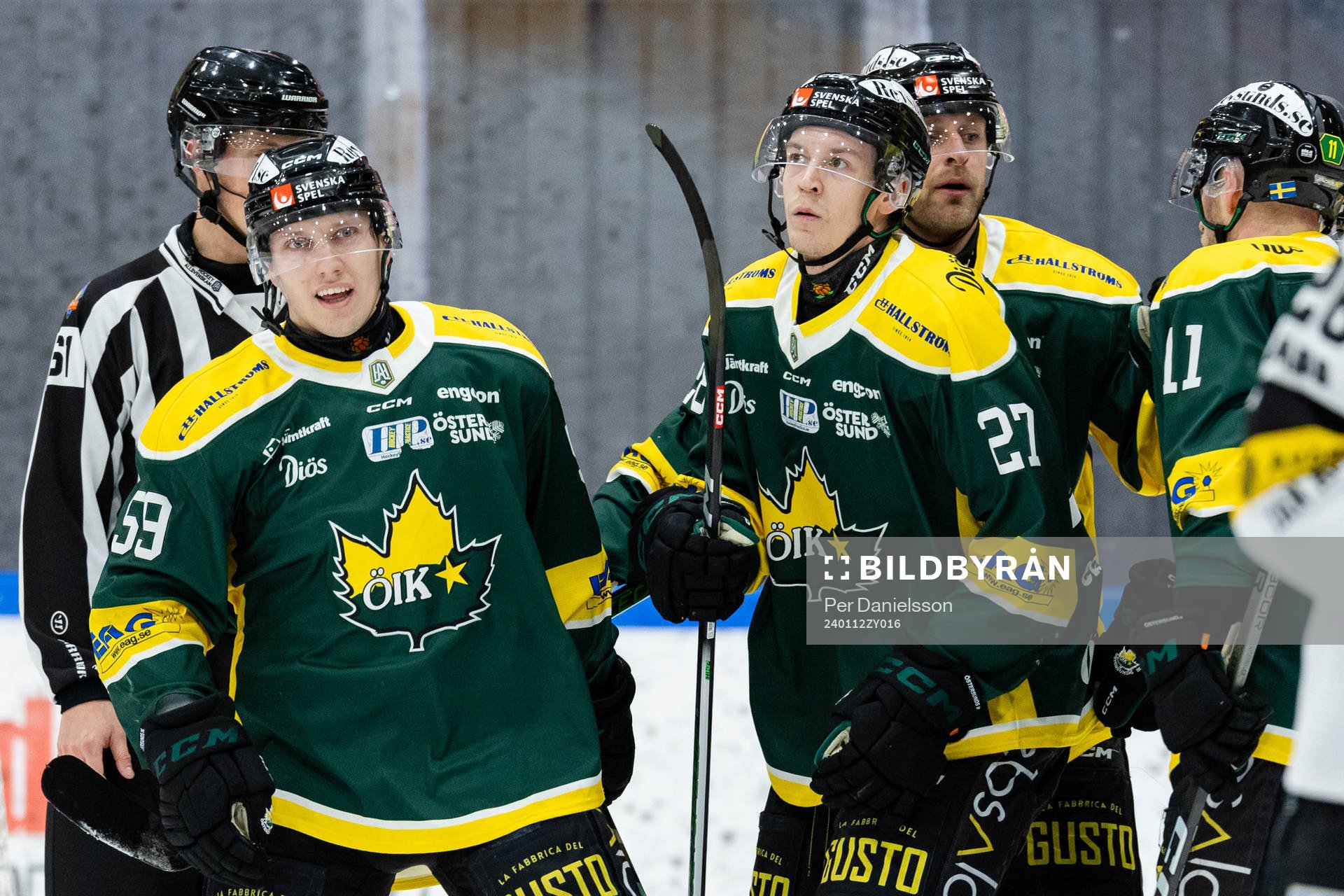 Östersunds Daniel Öhrn och Sebastian Benker jublar