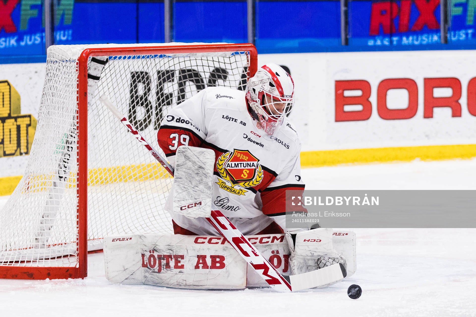 Almtunas målvakt Oliver Håkansson
