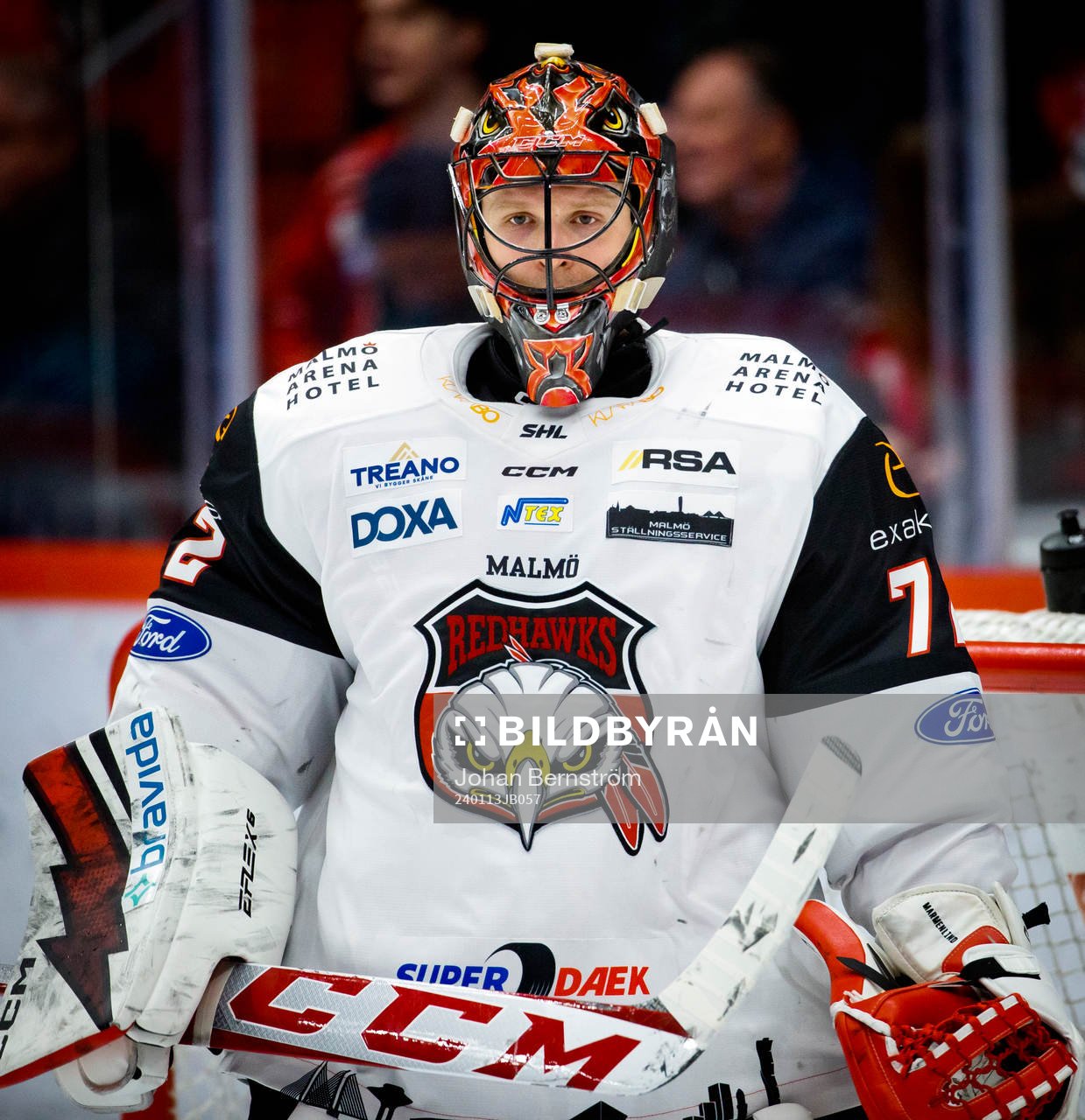Malmö Redhawks målvakt Daniel Marmenlind