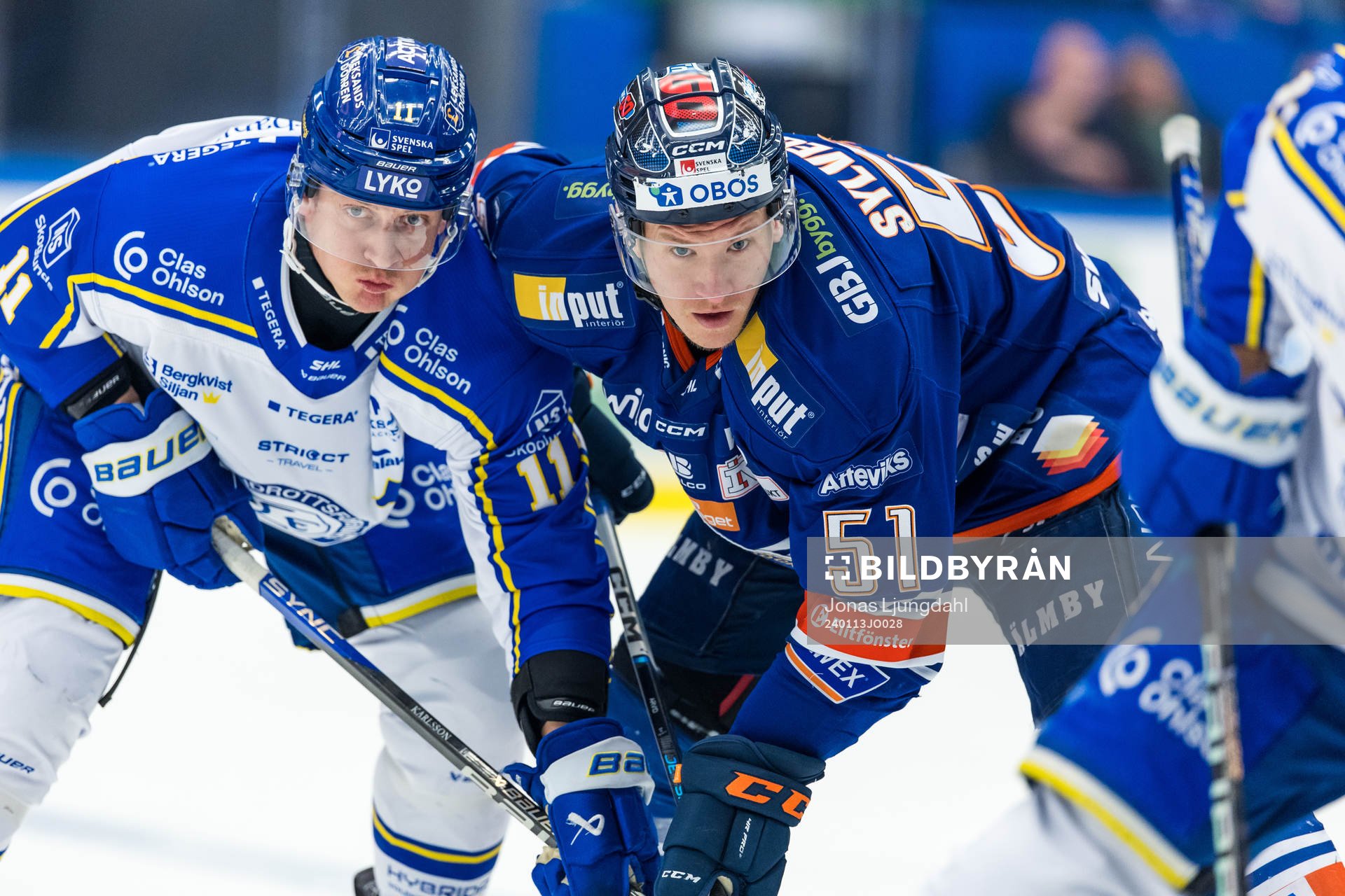 Leksands Martin Karlsson och Växjös Emil Sylvegård