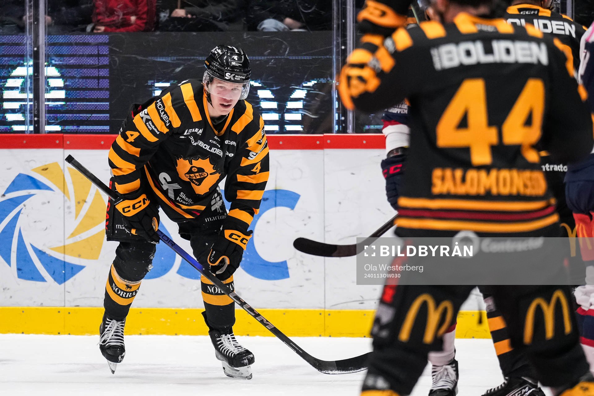 Skellefteås Tim Barkemo har ont