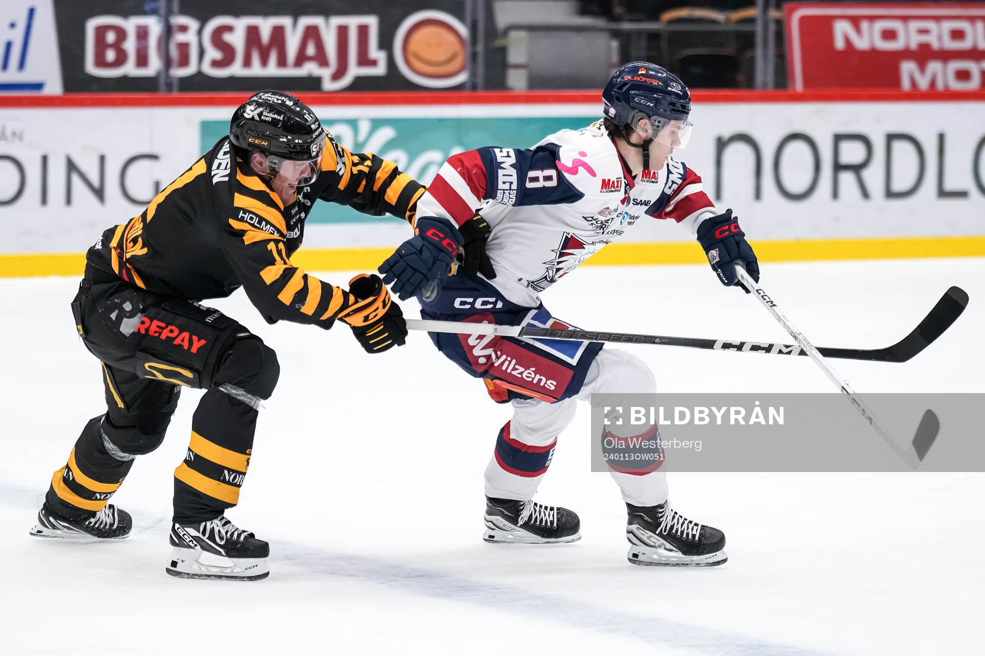 Skellefteås Max Lindholm och Linköpings Jonathan Myrenberg