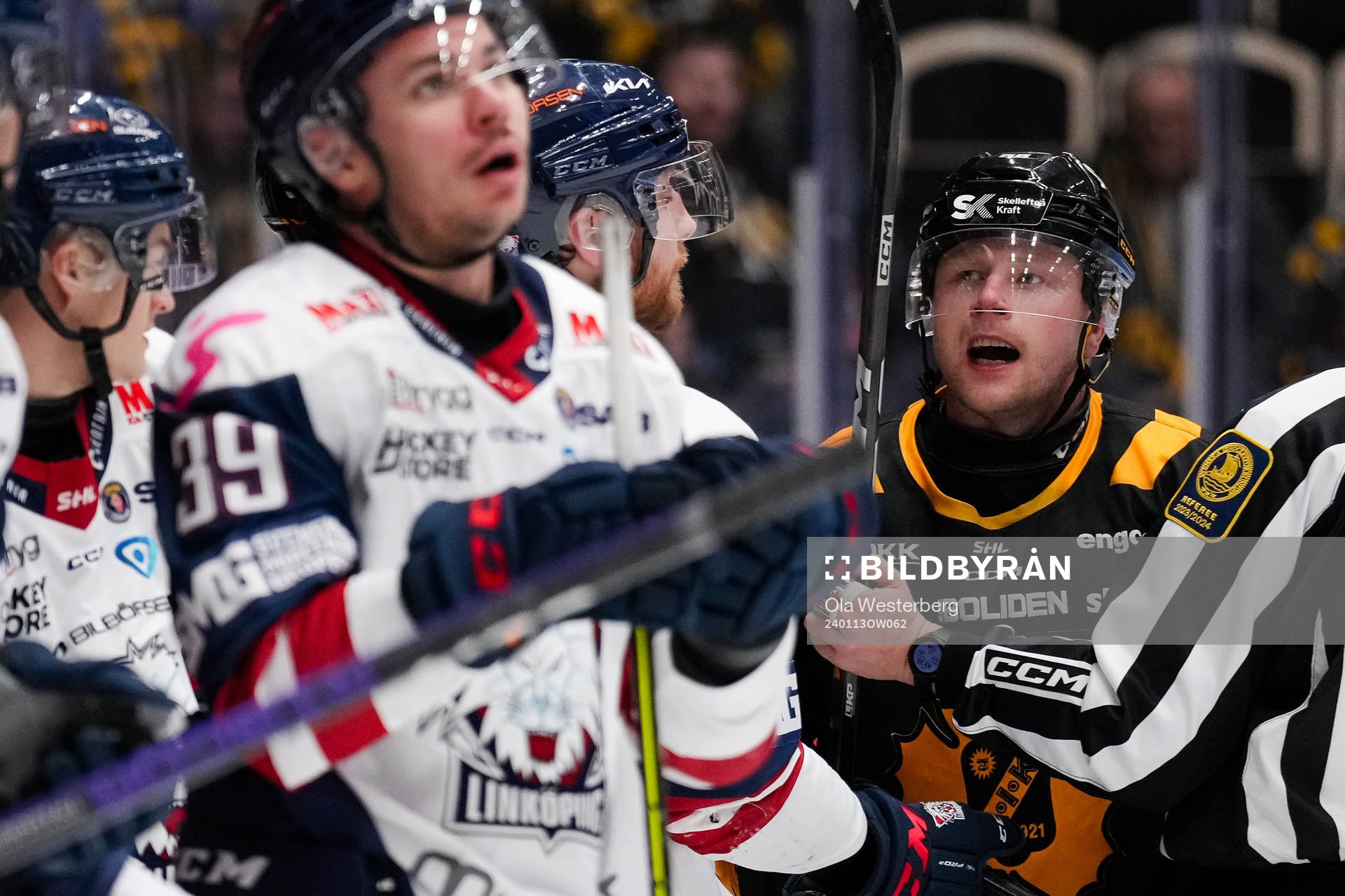 Linköpings Ty Rattie och Skellefteås Oskar Nilsson