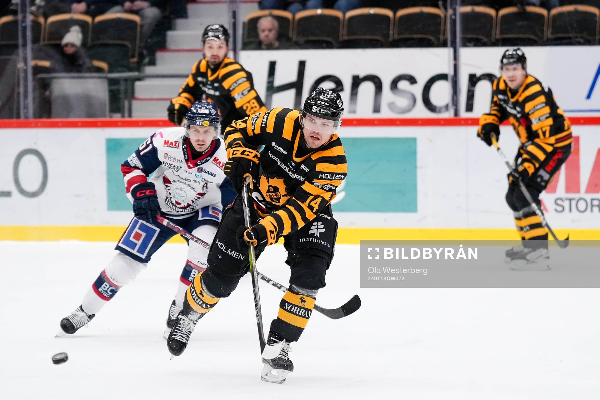 Linköpings Markus Ljungh och Skellefteås Andreas Johnson