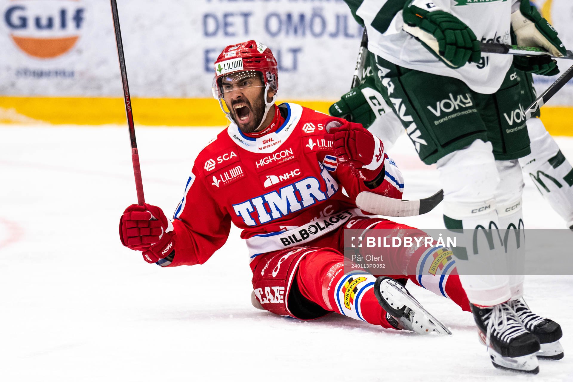 Timrås Jeremy Boyce-Rotevall jublar