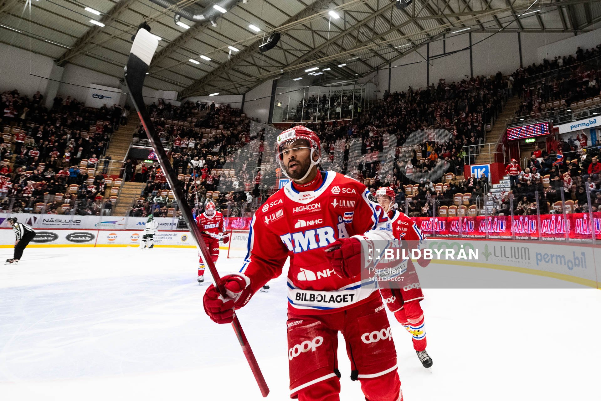 Timrås Jeremy Boyce-Rotevall jublar