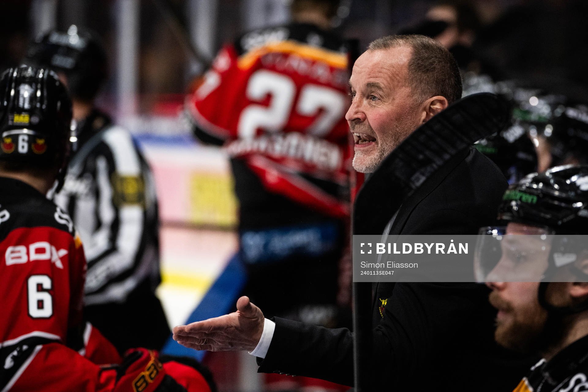 Luleås tränare Thomas Berglund